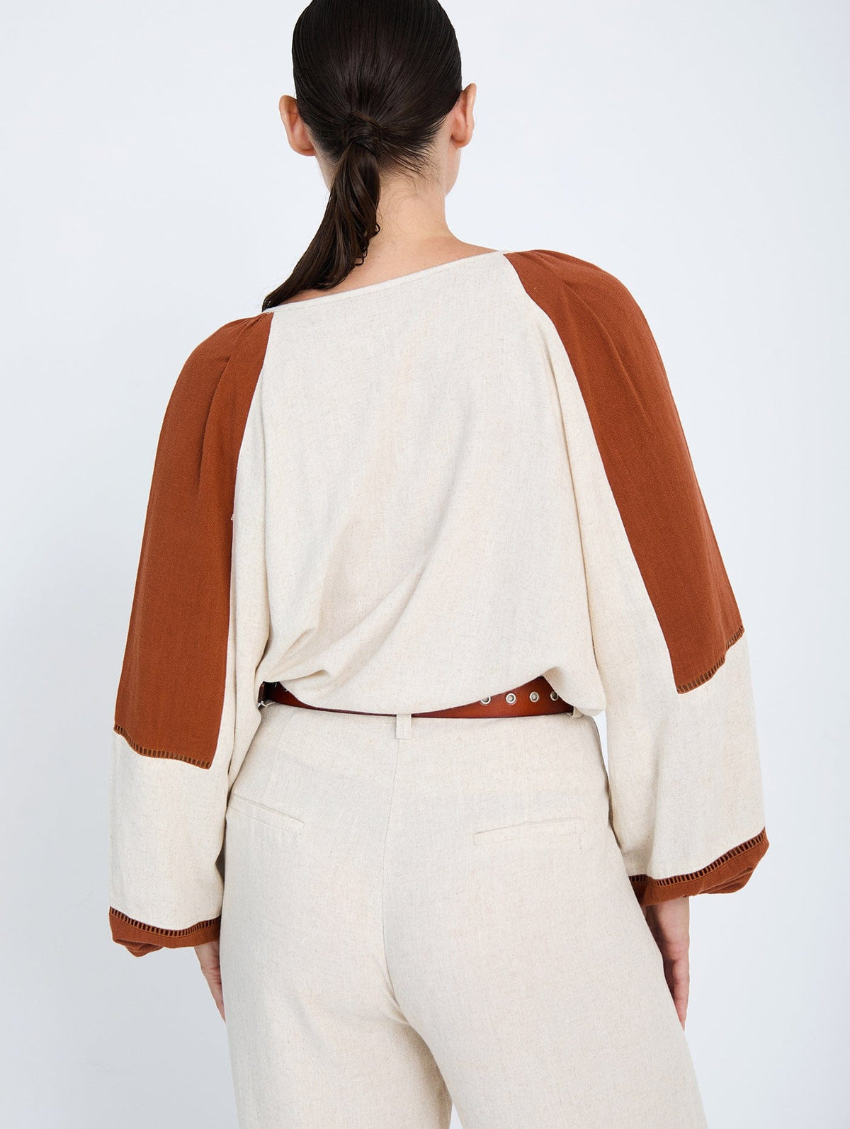 Skatie Contrast Blouse