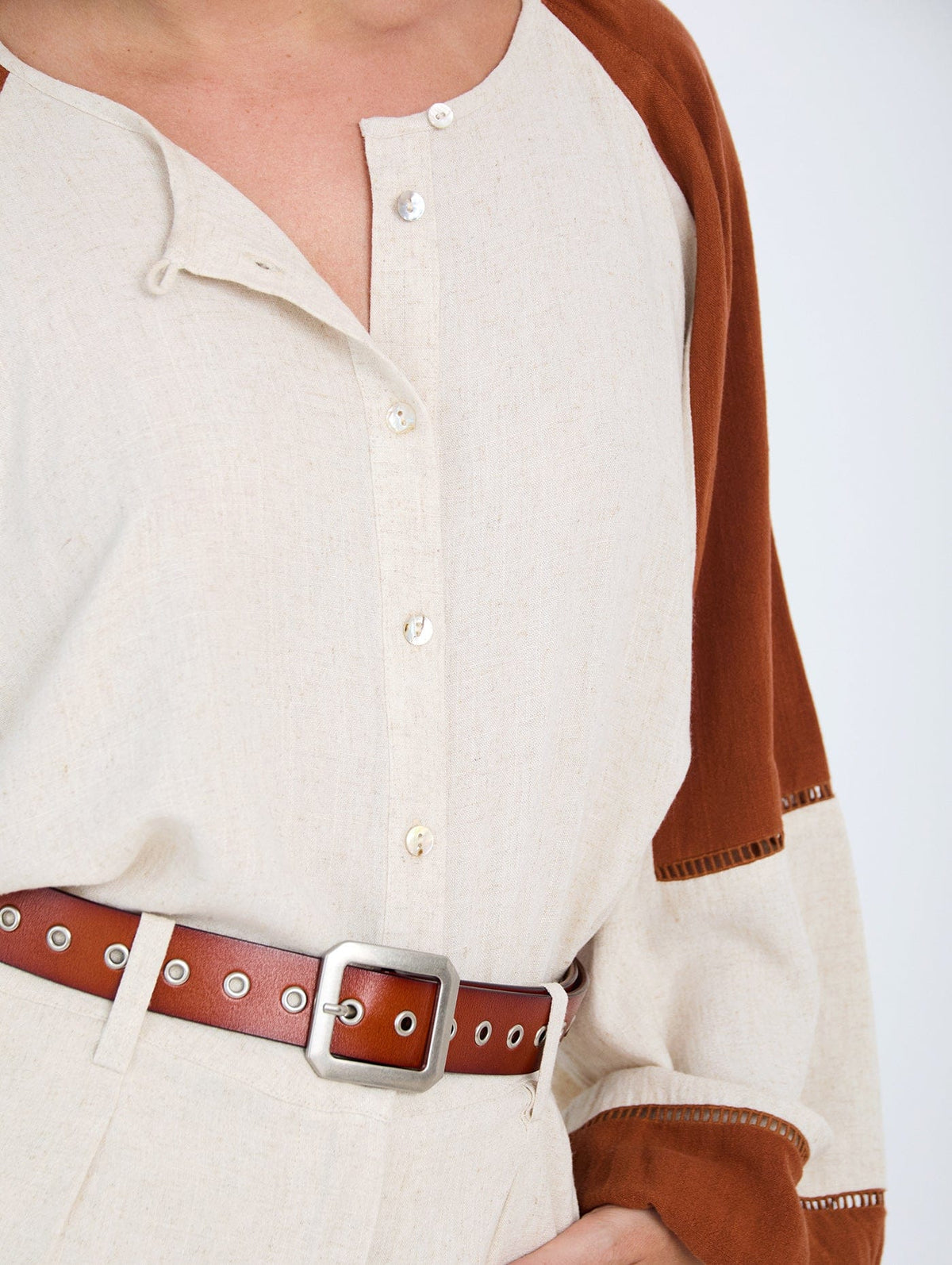 Skatie Contrast Blouse