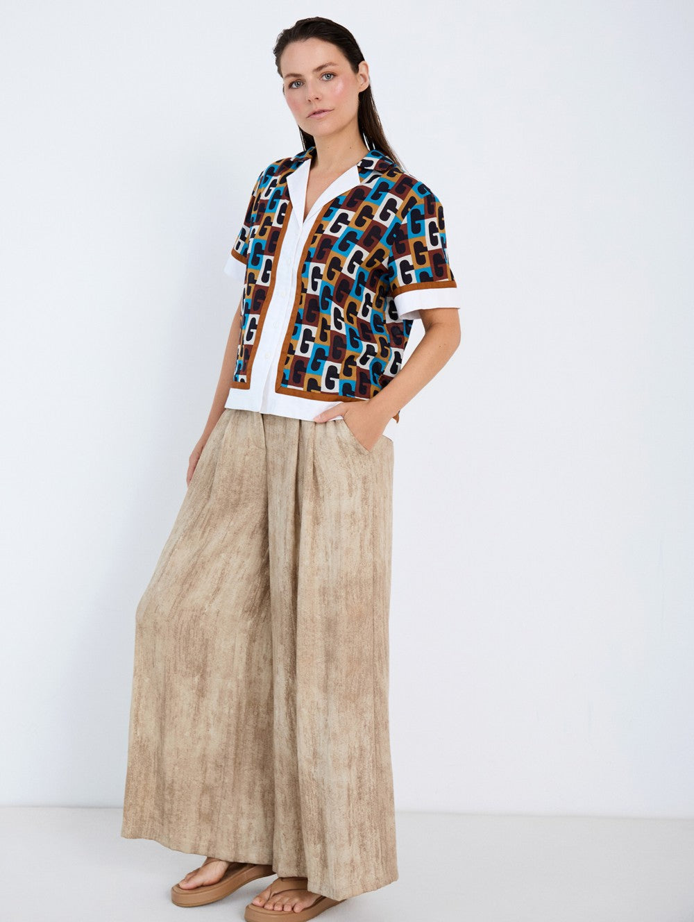 Skatie Wide Leg Trouser