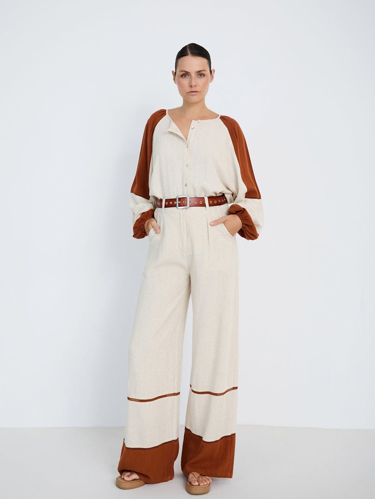 Skatie Contrast Trouser