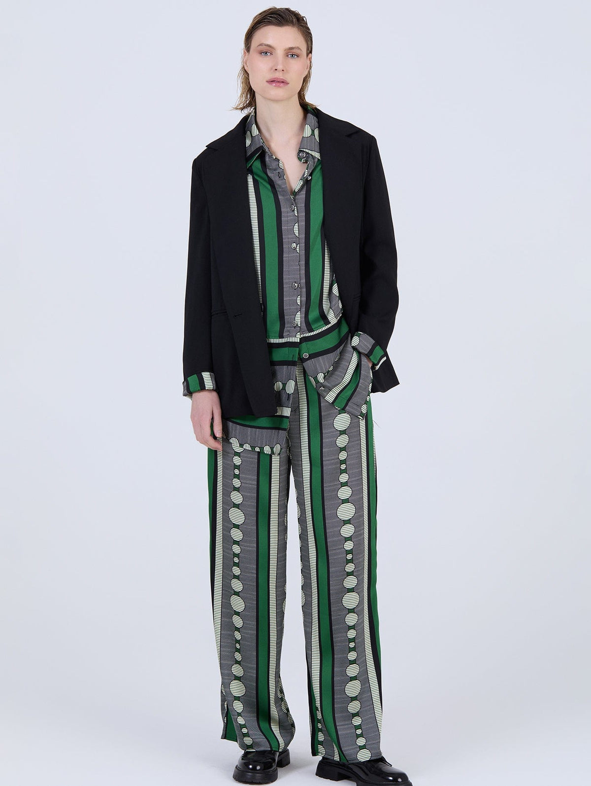 Skatie 60s Print Trouser