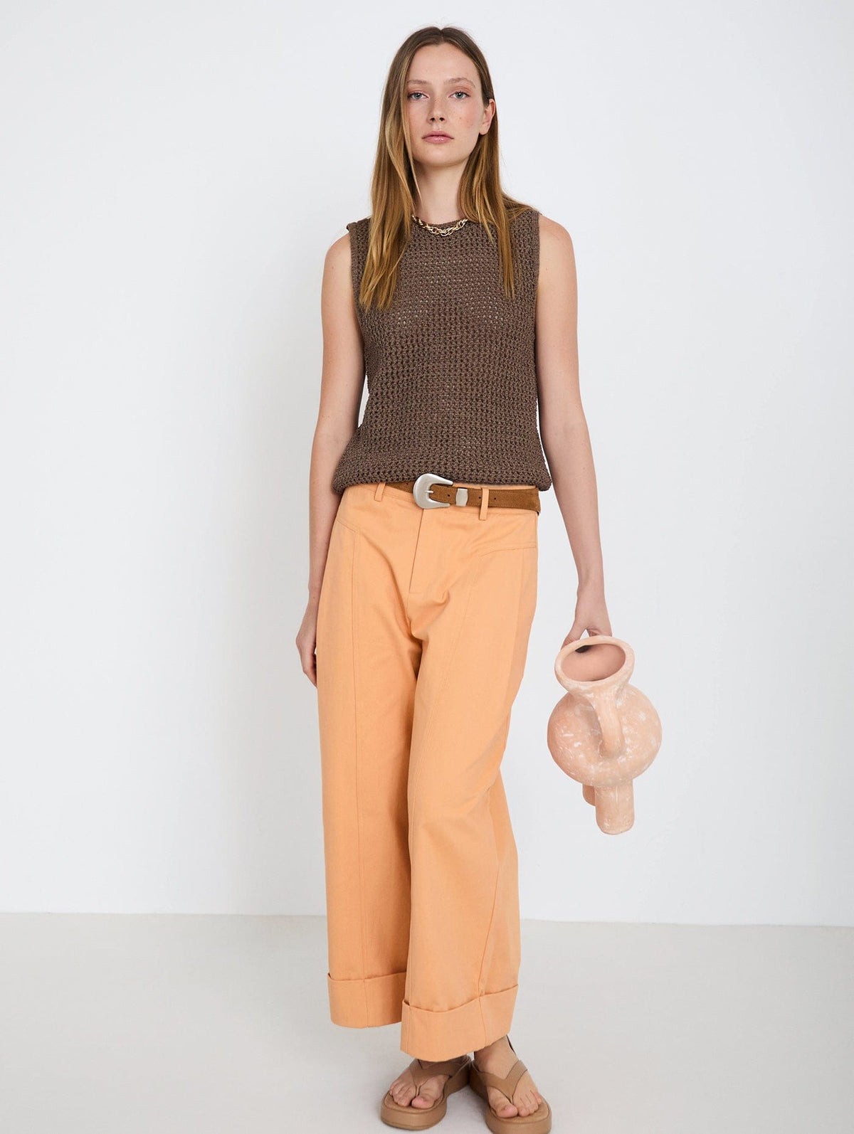 Skatie Ribbon Knit Vest