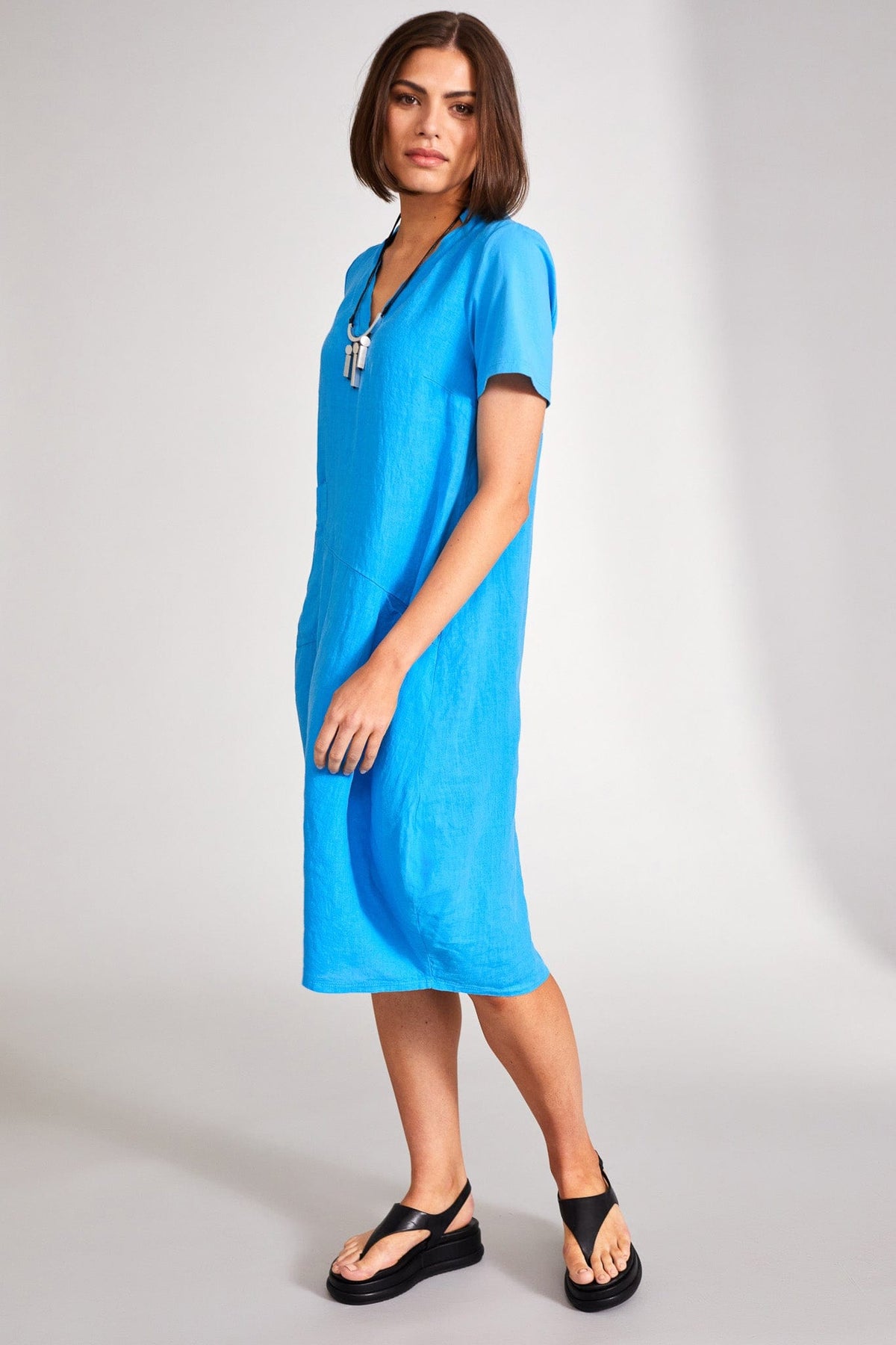 Peruzzi Asymmetric Pocket Dress