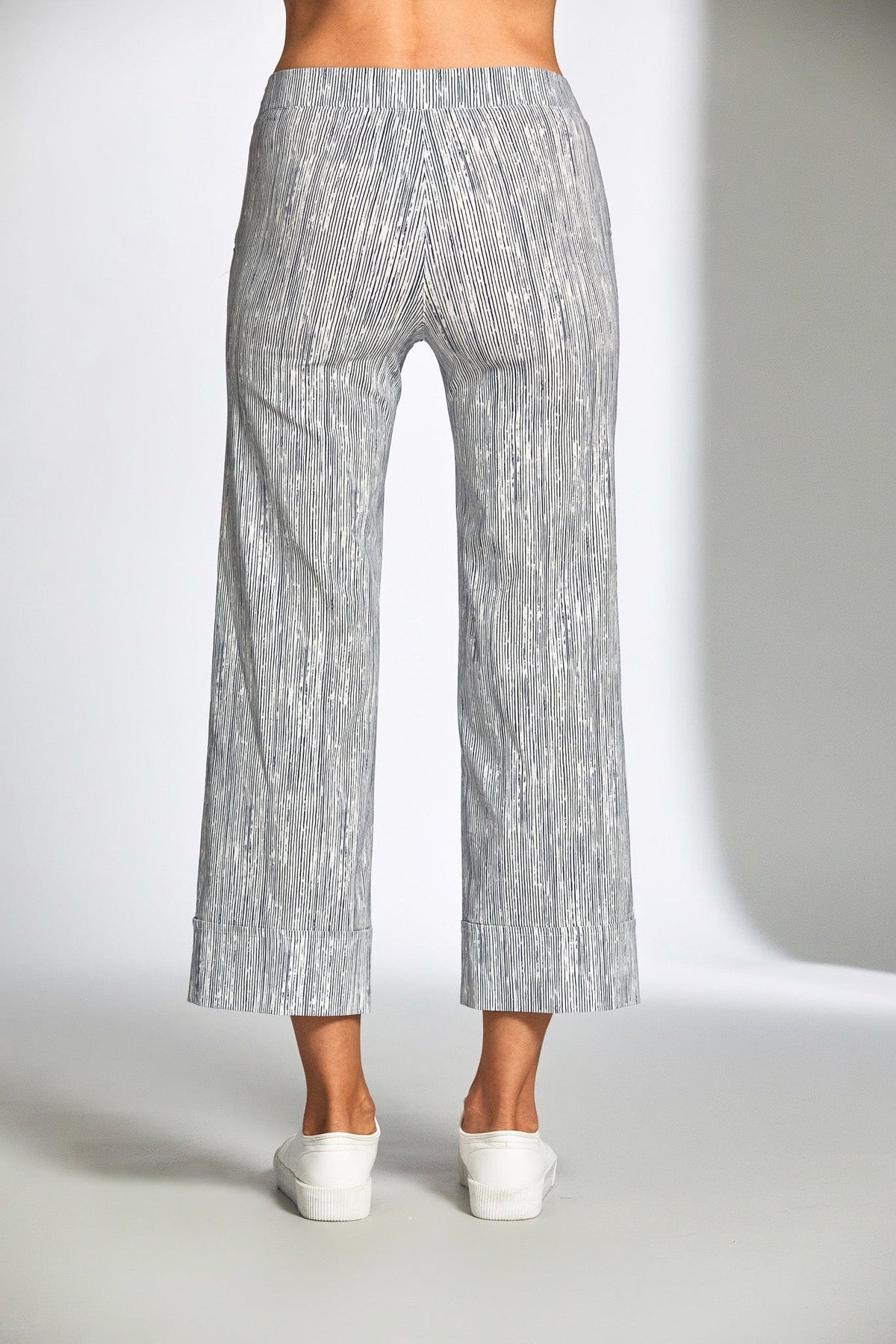 PERUZZI Stripe Crop Trouser