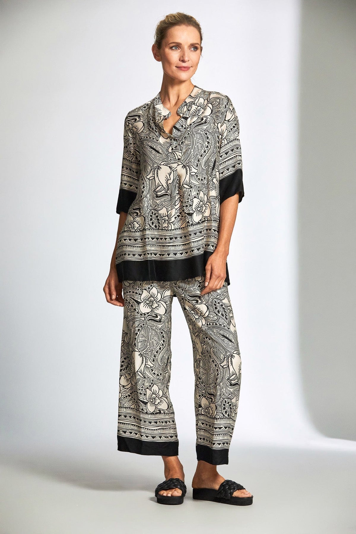 PERUZZI Woodblock Print Trouser