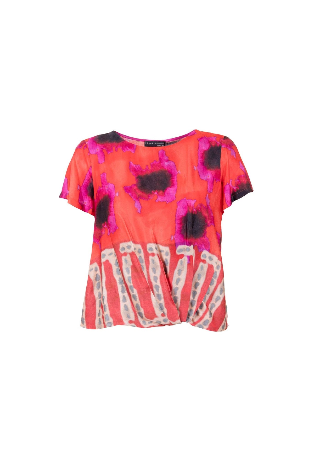 PERUZZI Satin Print Top