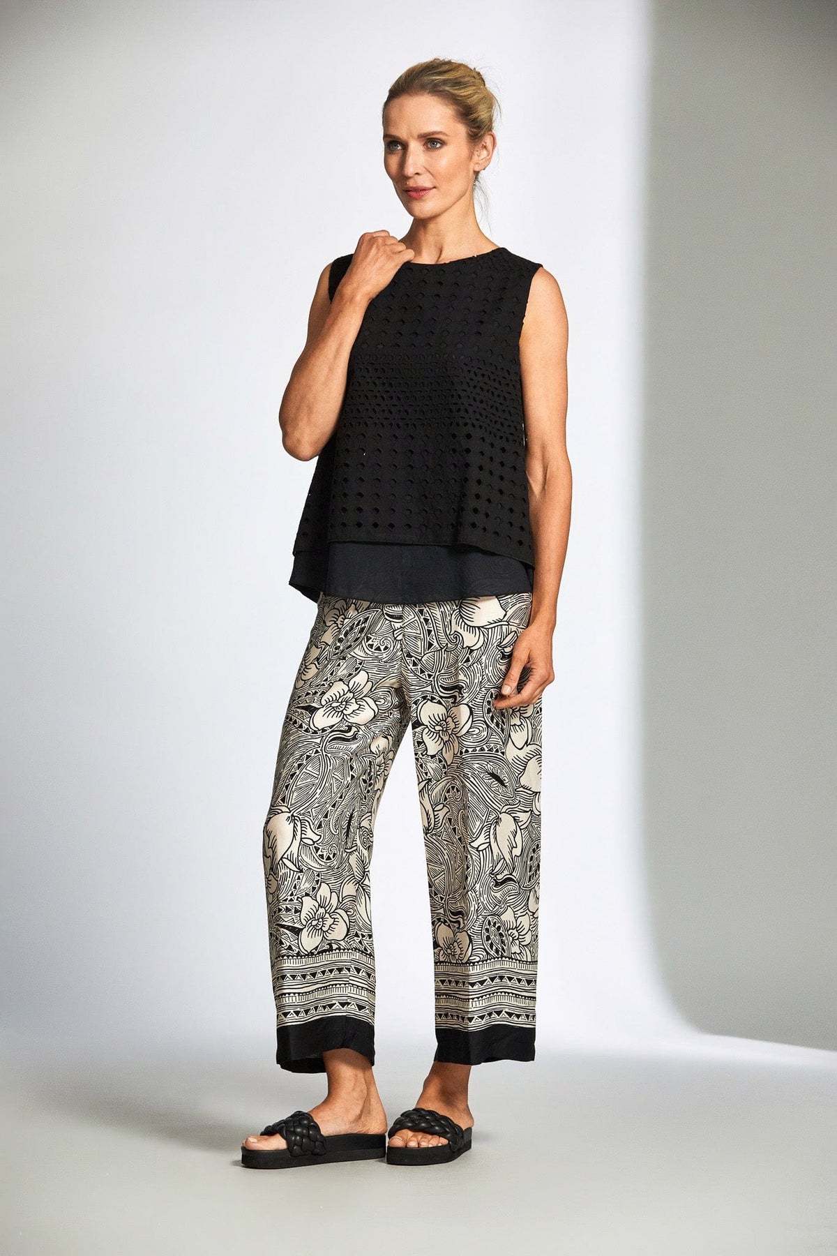 PERUZZI Woodblock Print Trouser