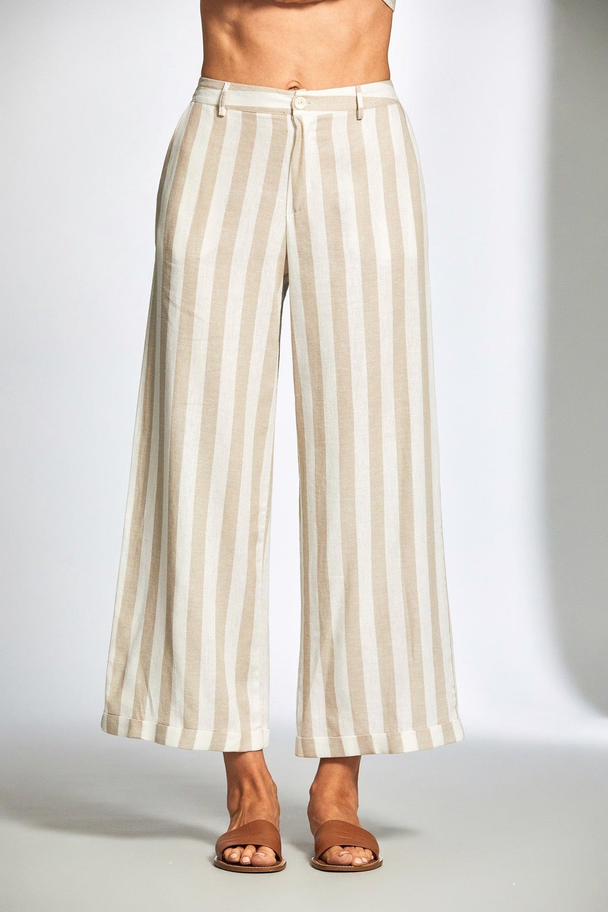 Peruzzi Stripe Linen Trouser
