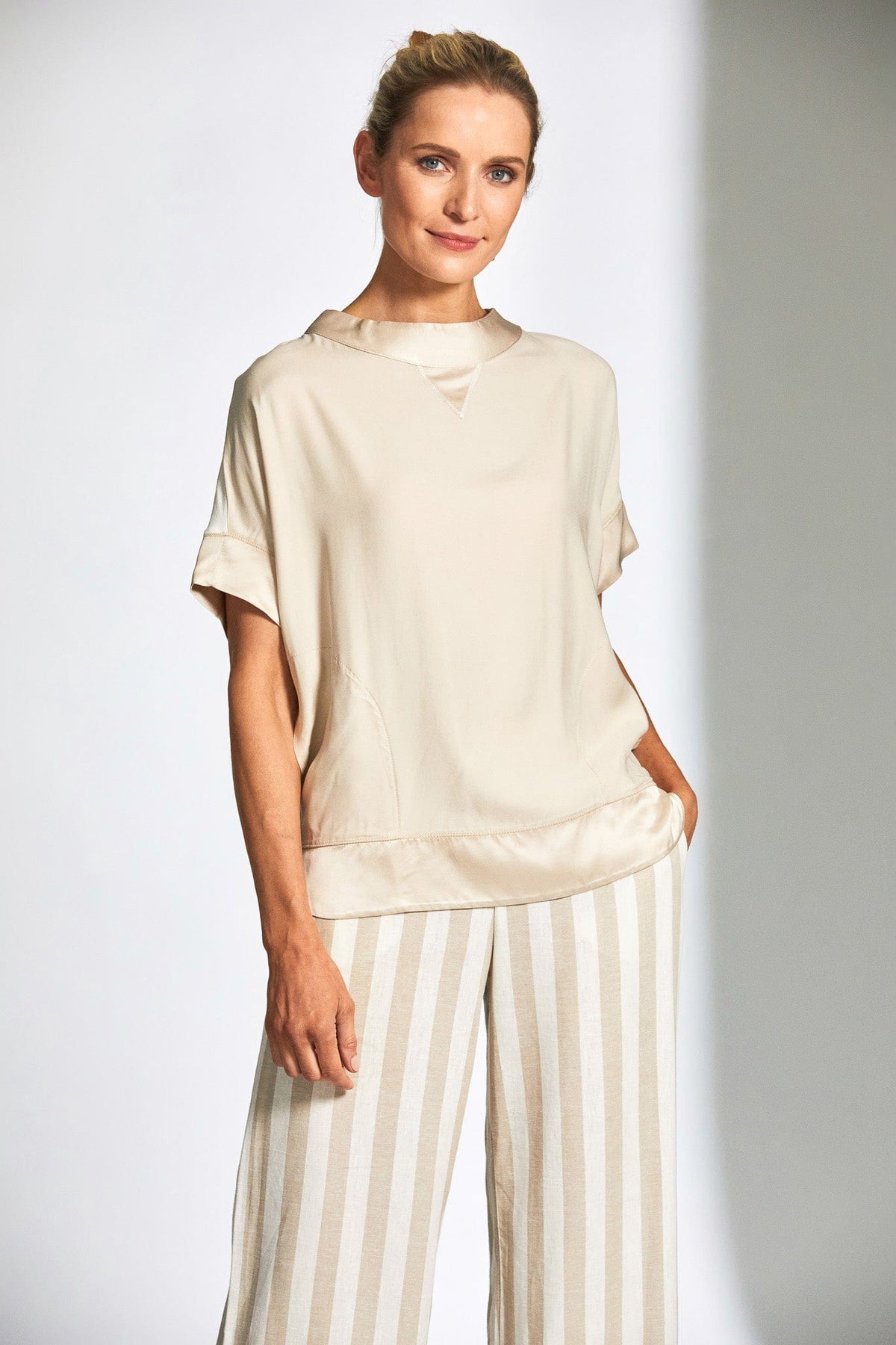 Peruzzi Stripe Linen Trouser