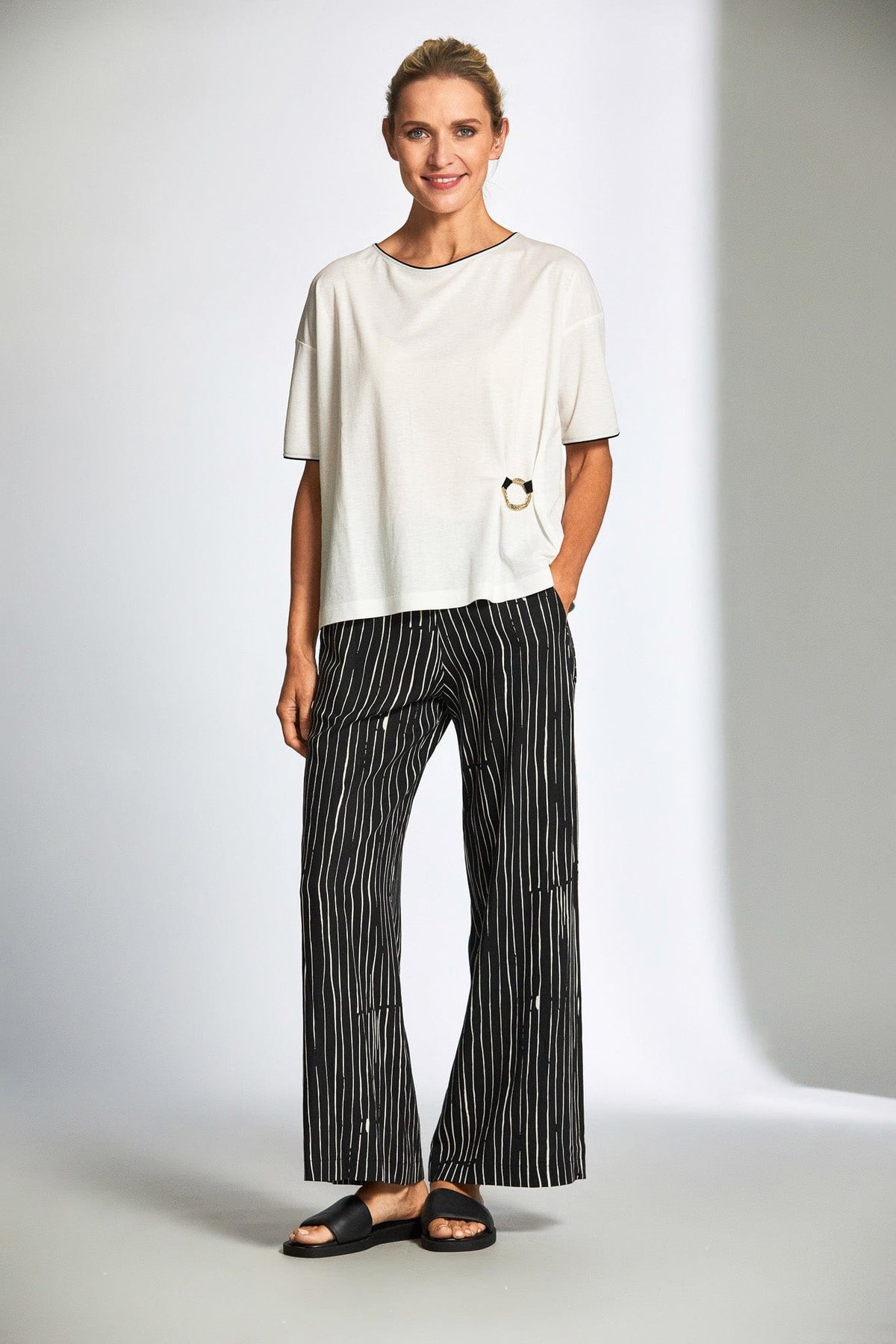 PERUZZI Broken Stripe Trousers