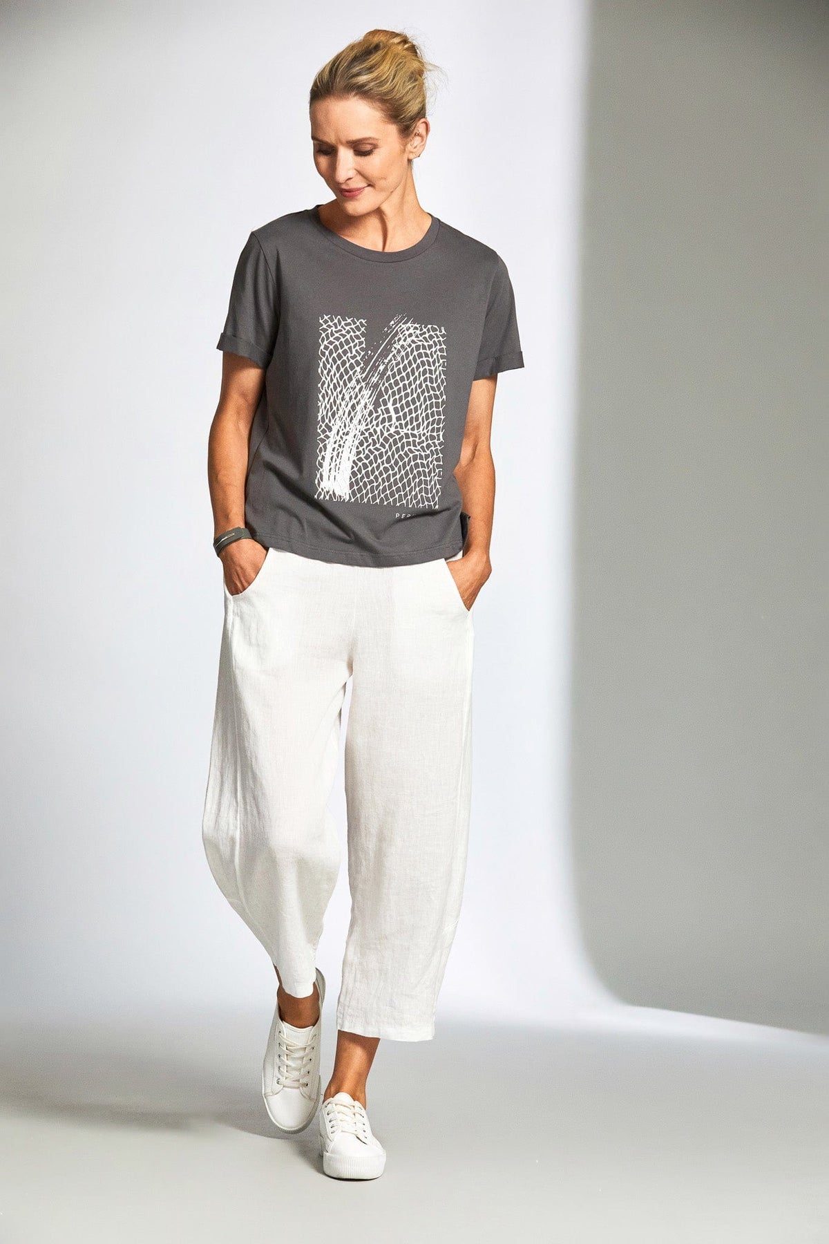PERUZZI Mesh Print T-Shirt