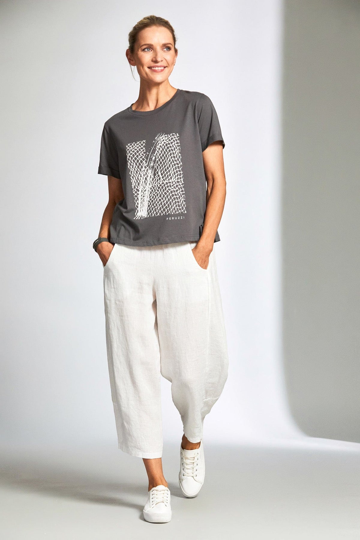 PERUZZI Mesh Print T-Shirt