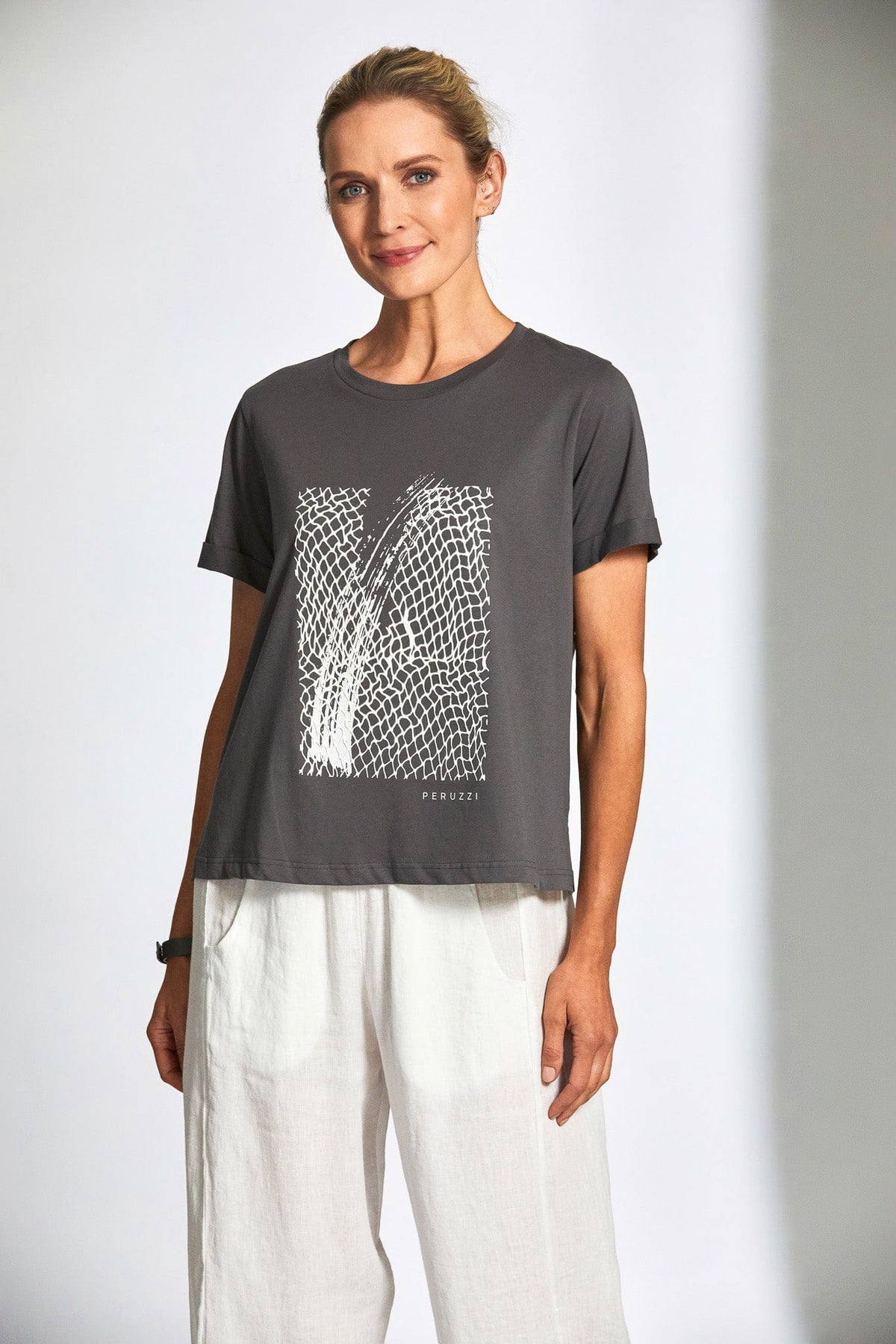 PERUZZI Mesh Print T-Shirt