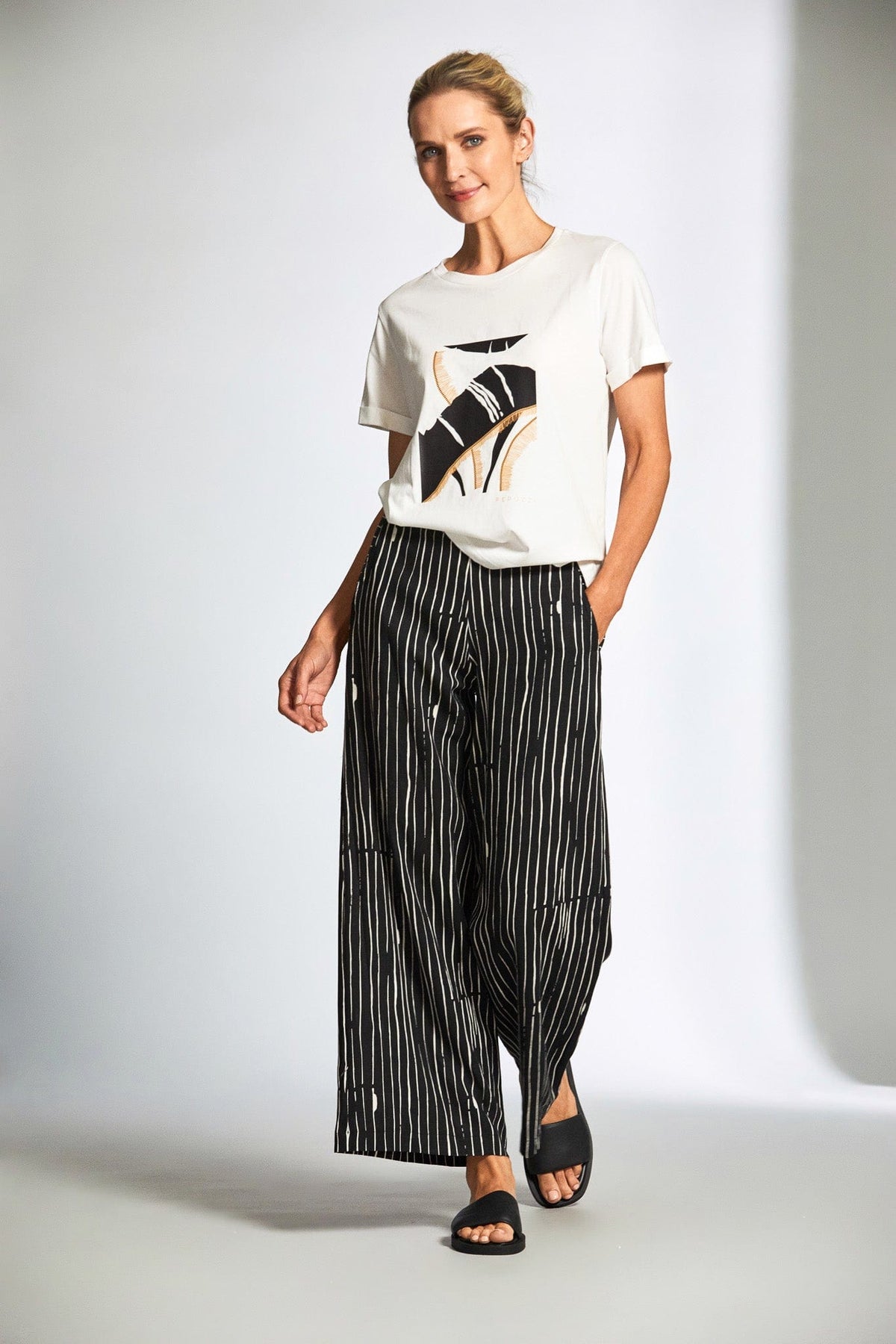 PERUZZI Broken Stripe Trousers