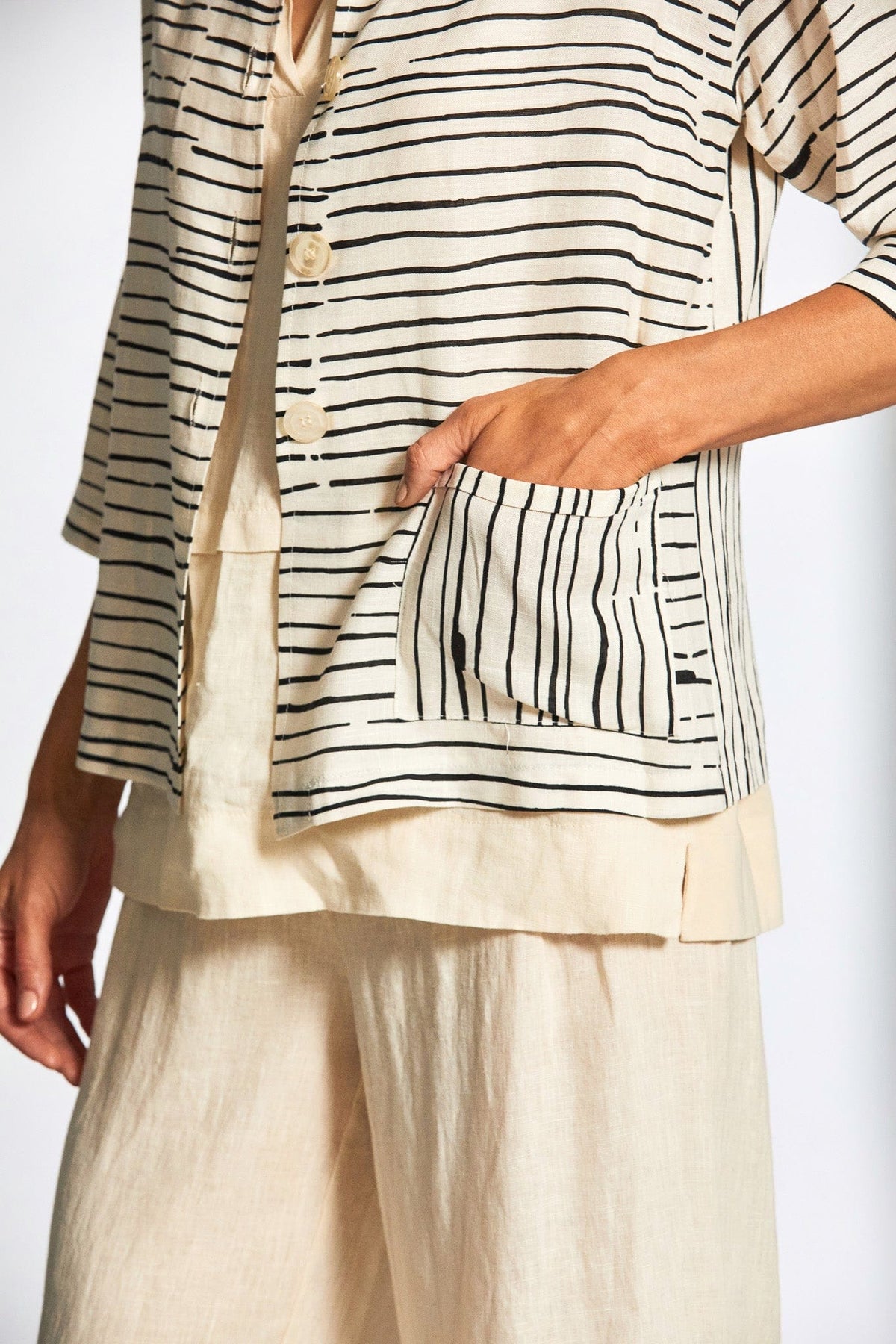 PERUZZI Broken Stripe Jacket