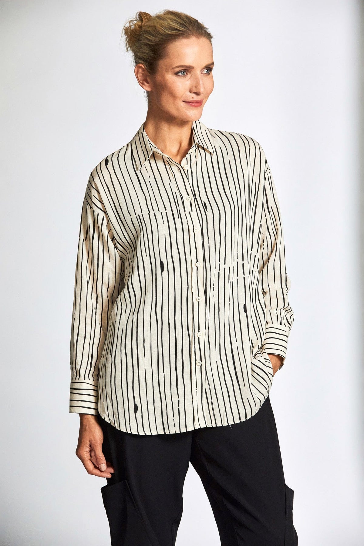 PERUZZI Broken Stripe Shirt