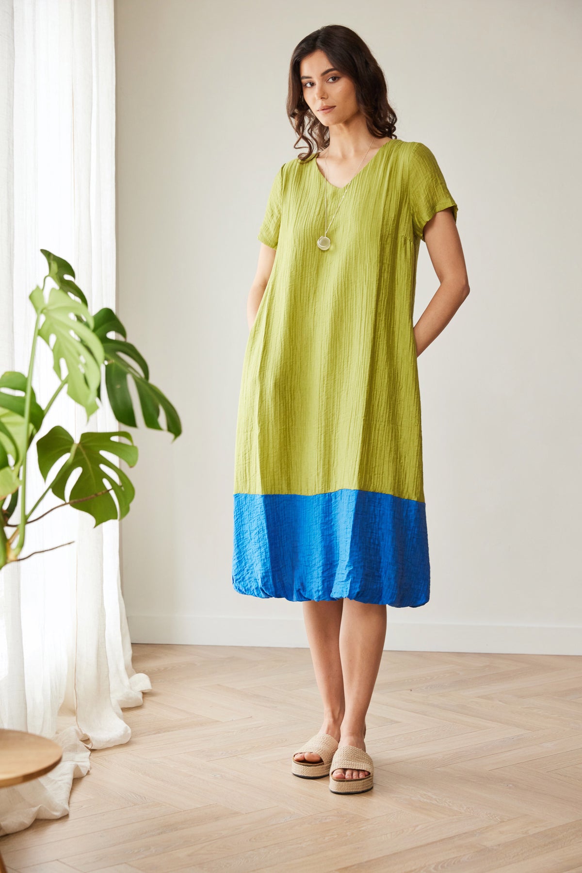 PERUZZI Two Tone Dress