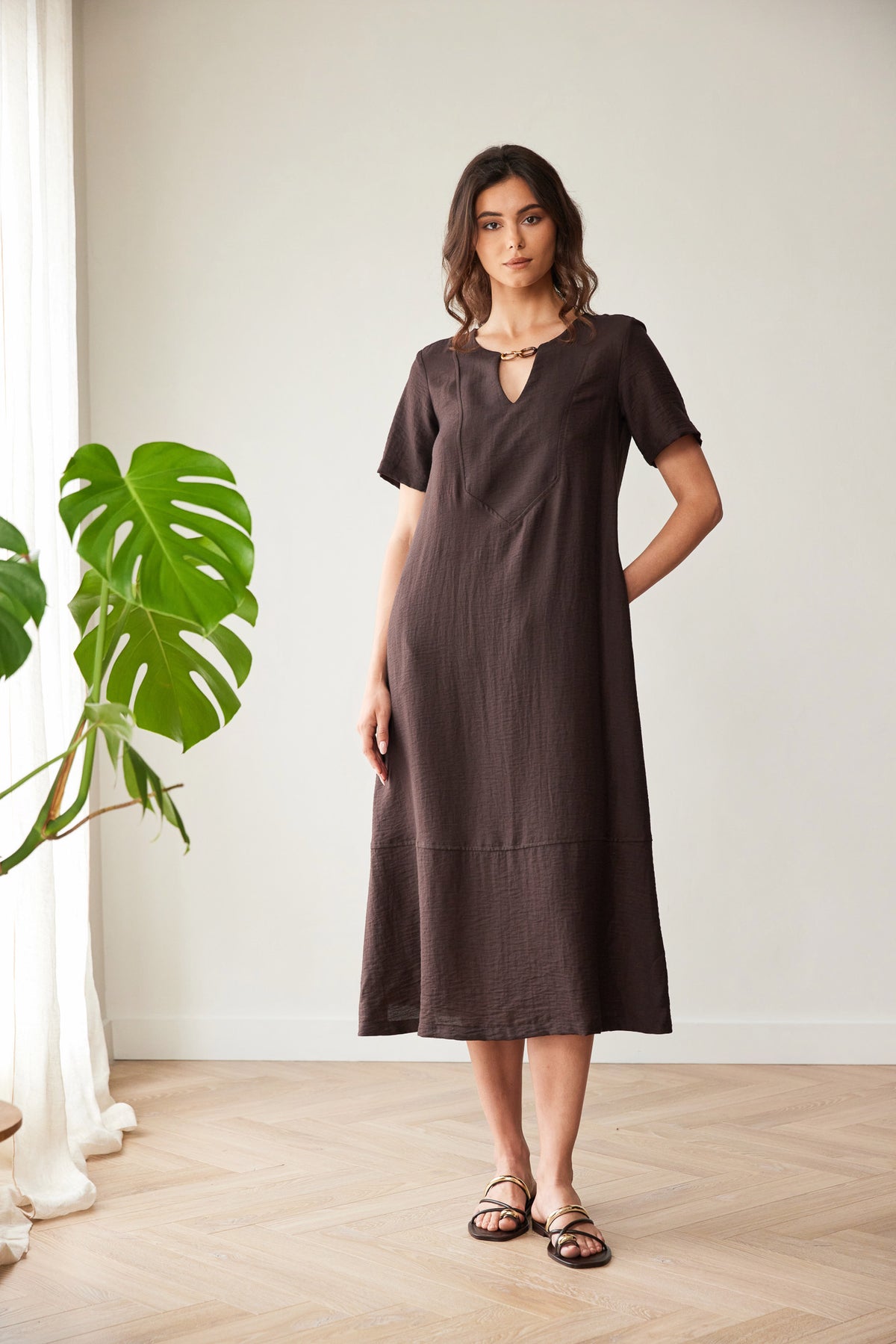 PERUZZI Longline Dress