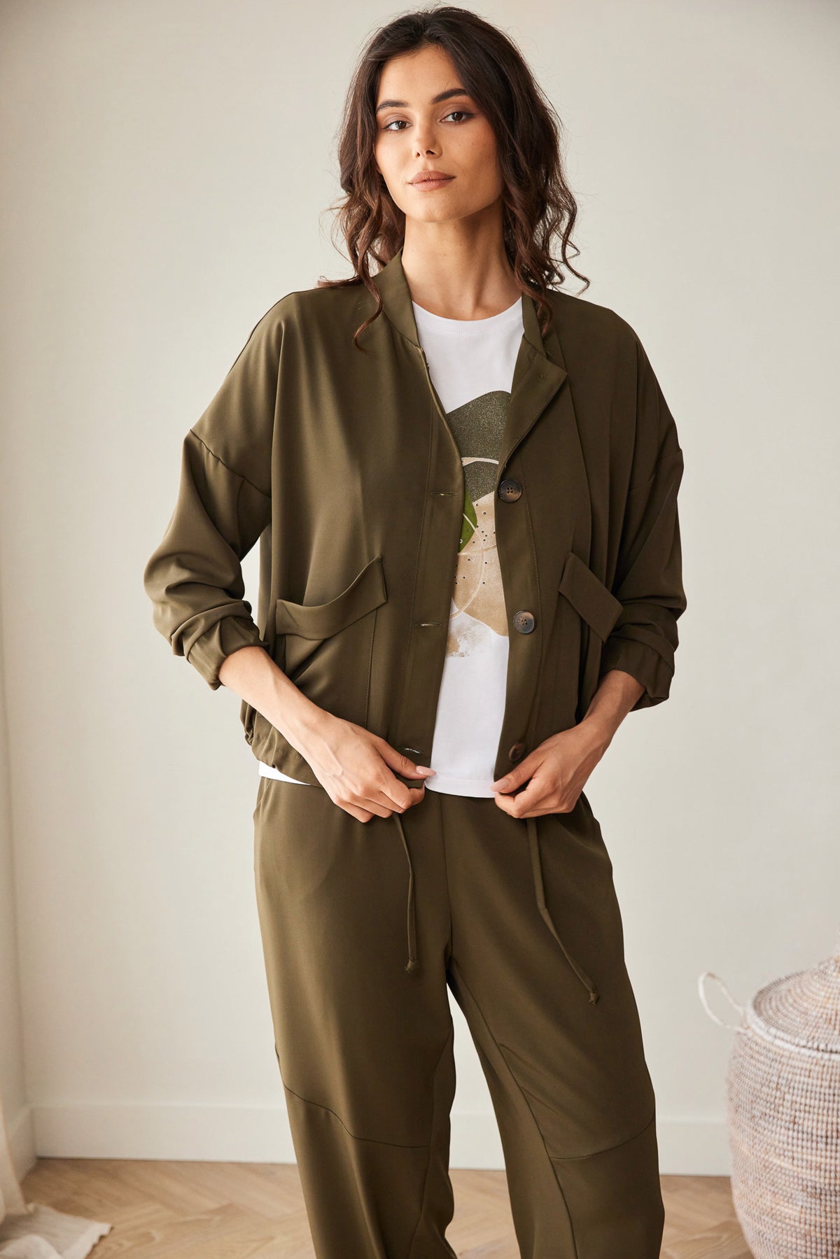 PERUZZI Button Detail Trouser