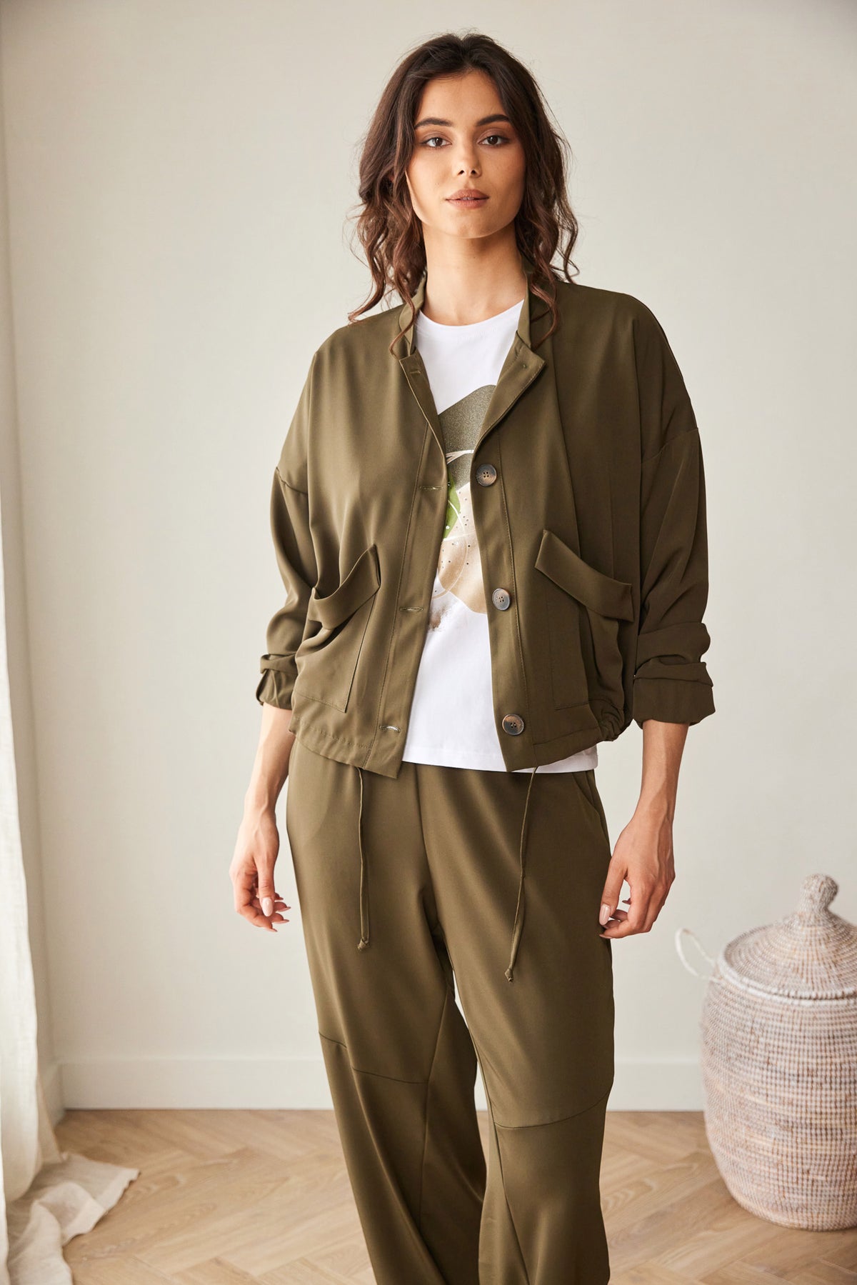 PERUZZI Button Detail Trouser