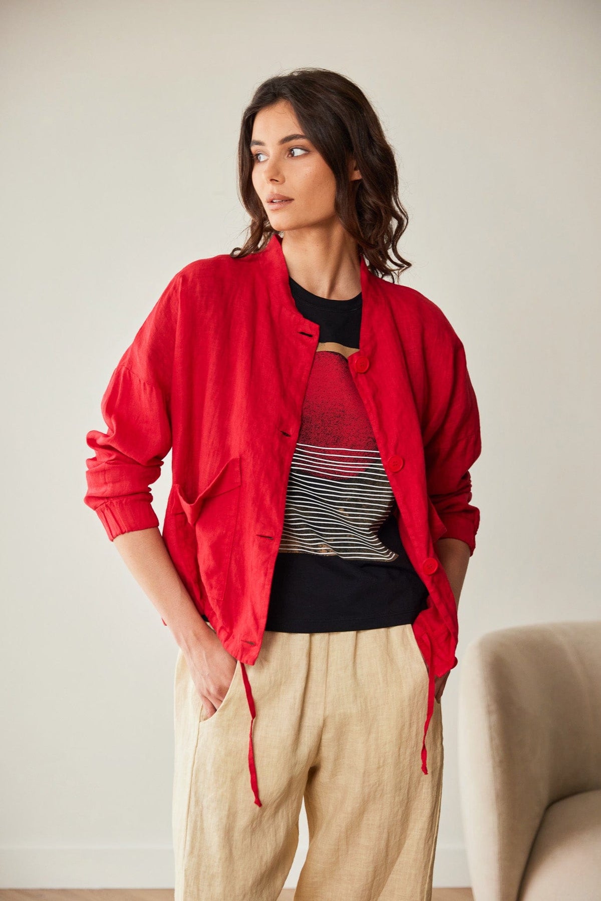 PERUZZI Linen Jacket