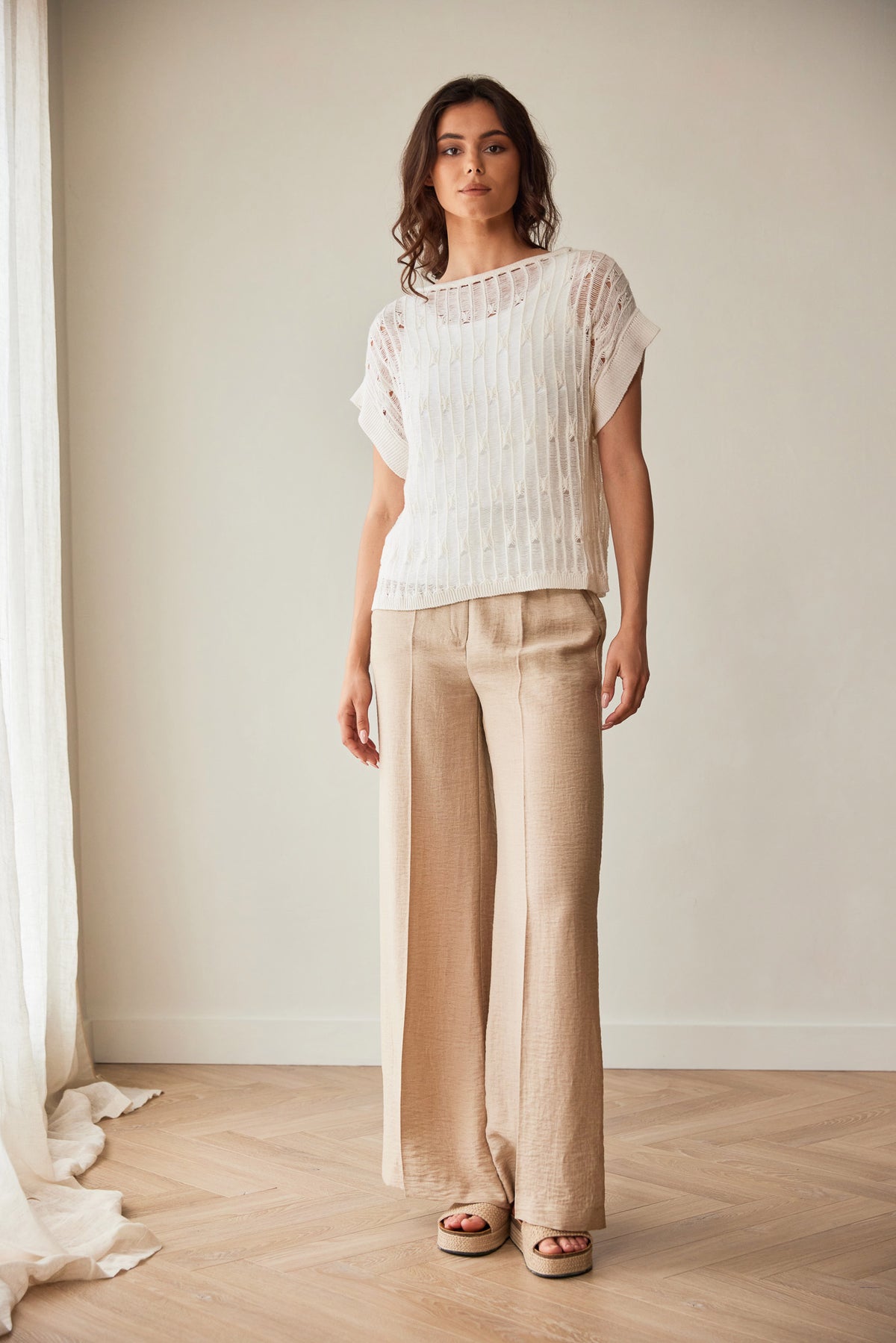PERUZZI Ladder Stitch Knit