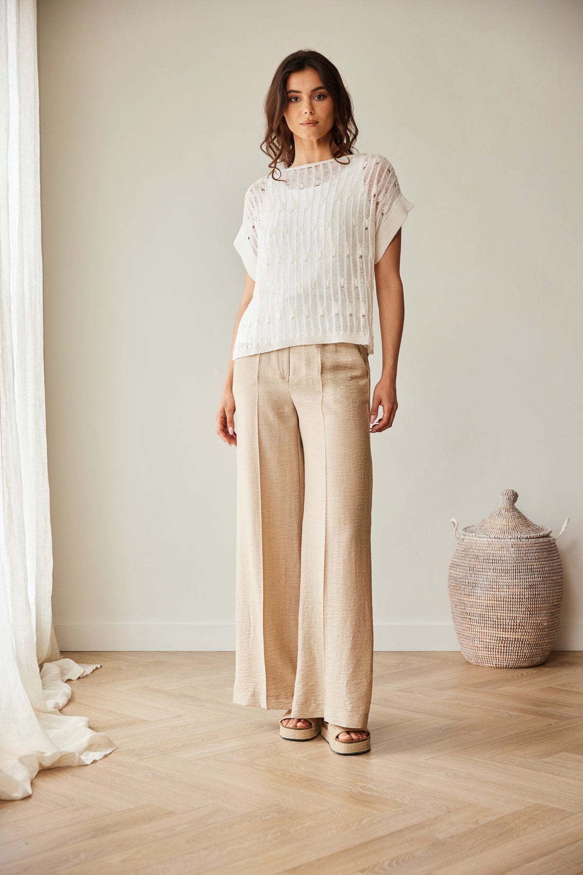 PERUZZI Ladder Stitch Knit