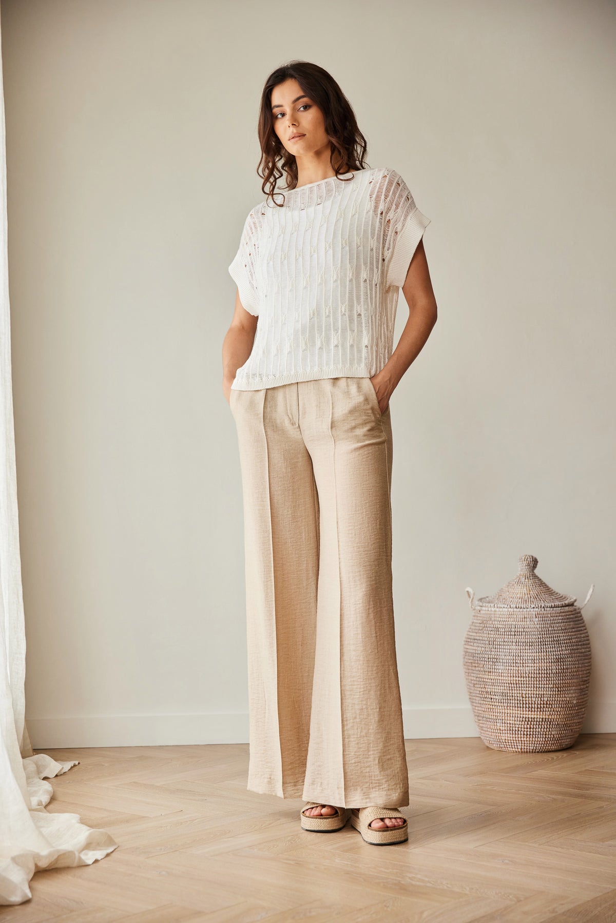PERUZZI Ladder Stitch Knit