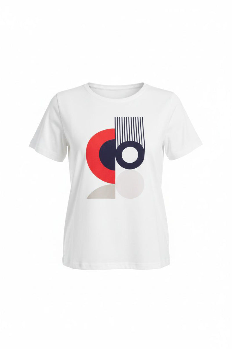 PERUZZI Circle Print Top