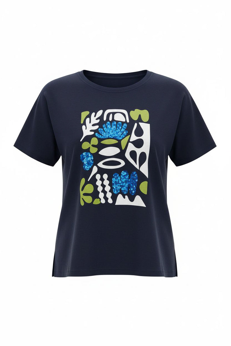 PERUZZI Sequin T-Shirt