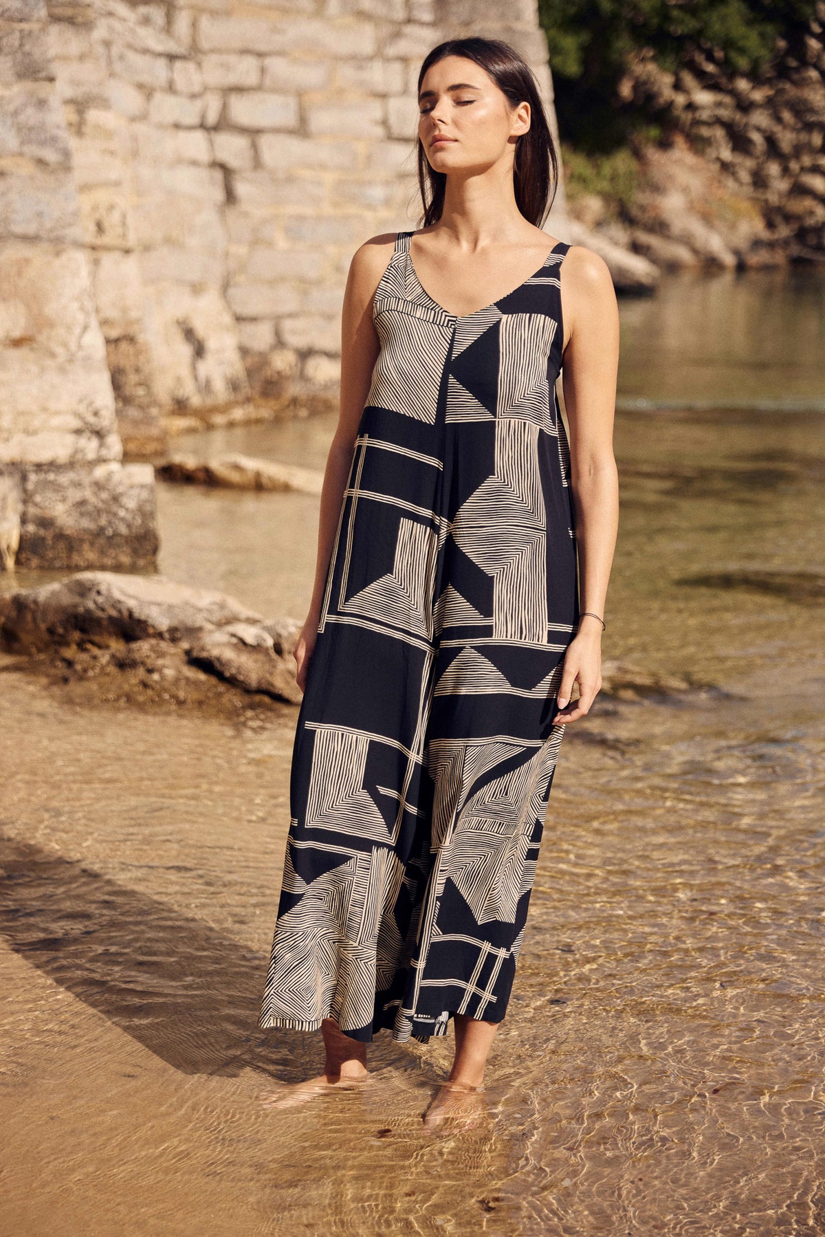 PERUZZI Geo Print Jumpsuit