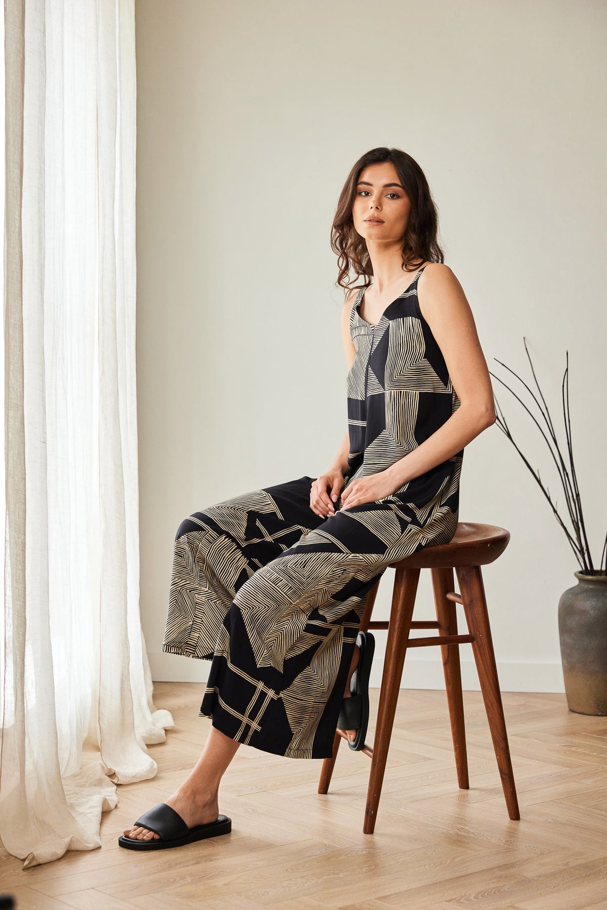 PERUZZI Geo Print Jumpsuit