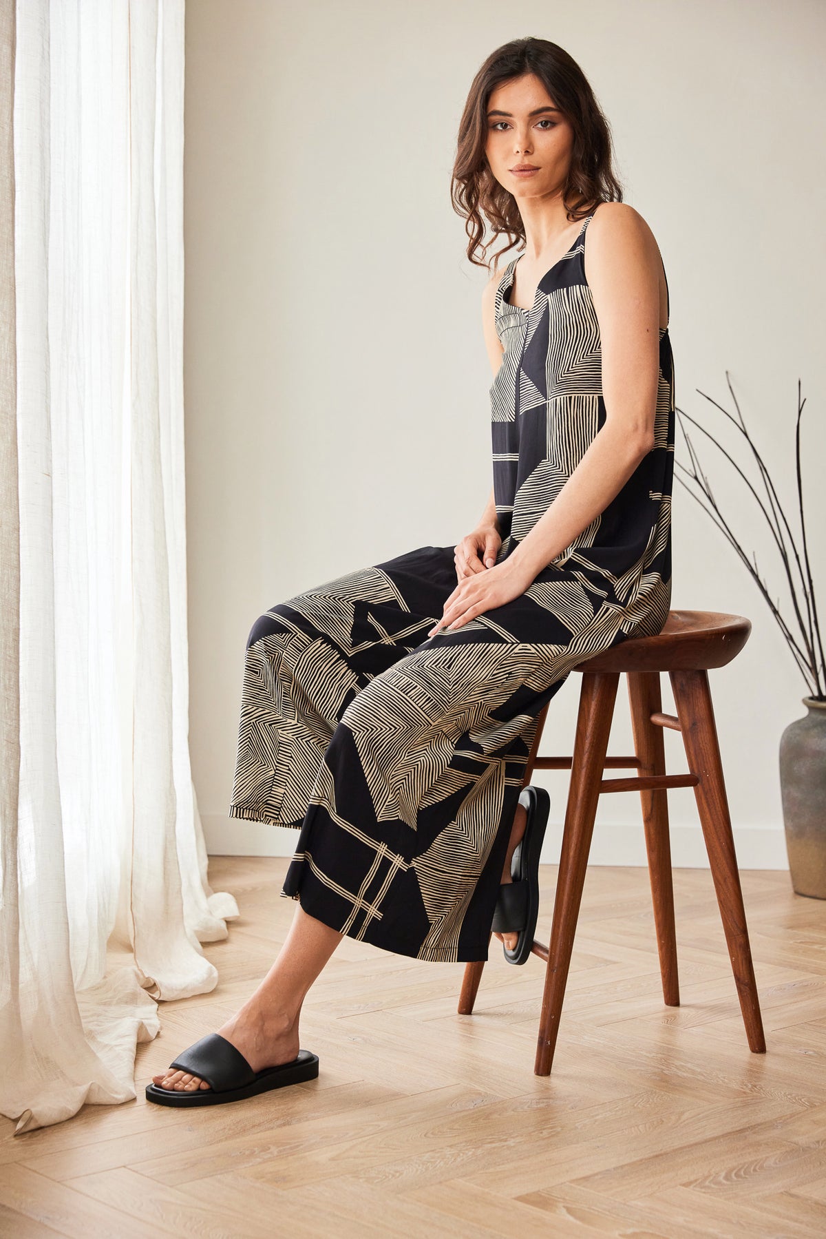 PERUZZI Geo Print Jumpsuit