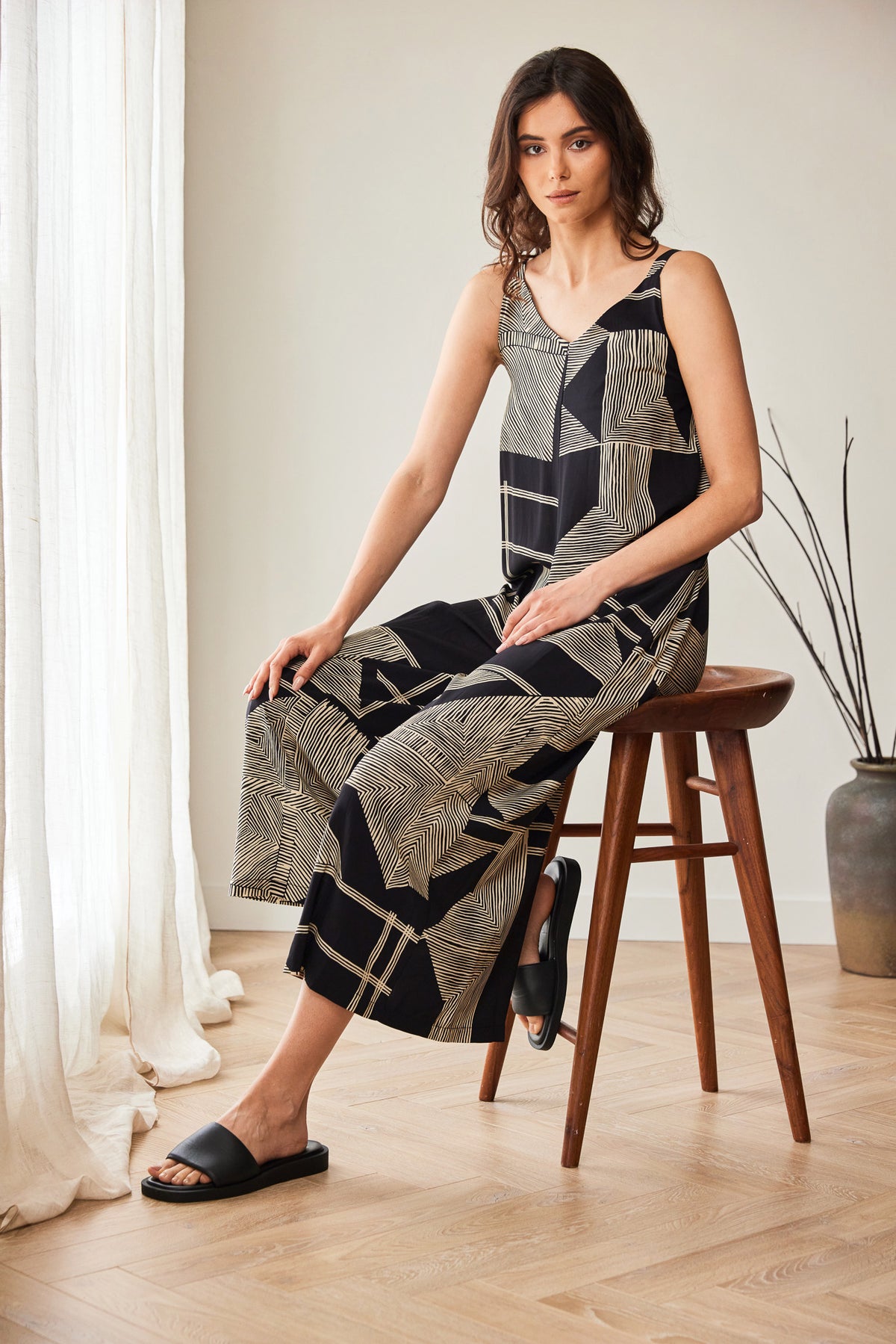 PERUZZI Geo Print Jumpsuit