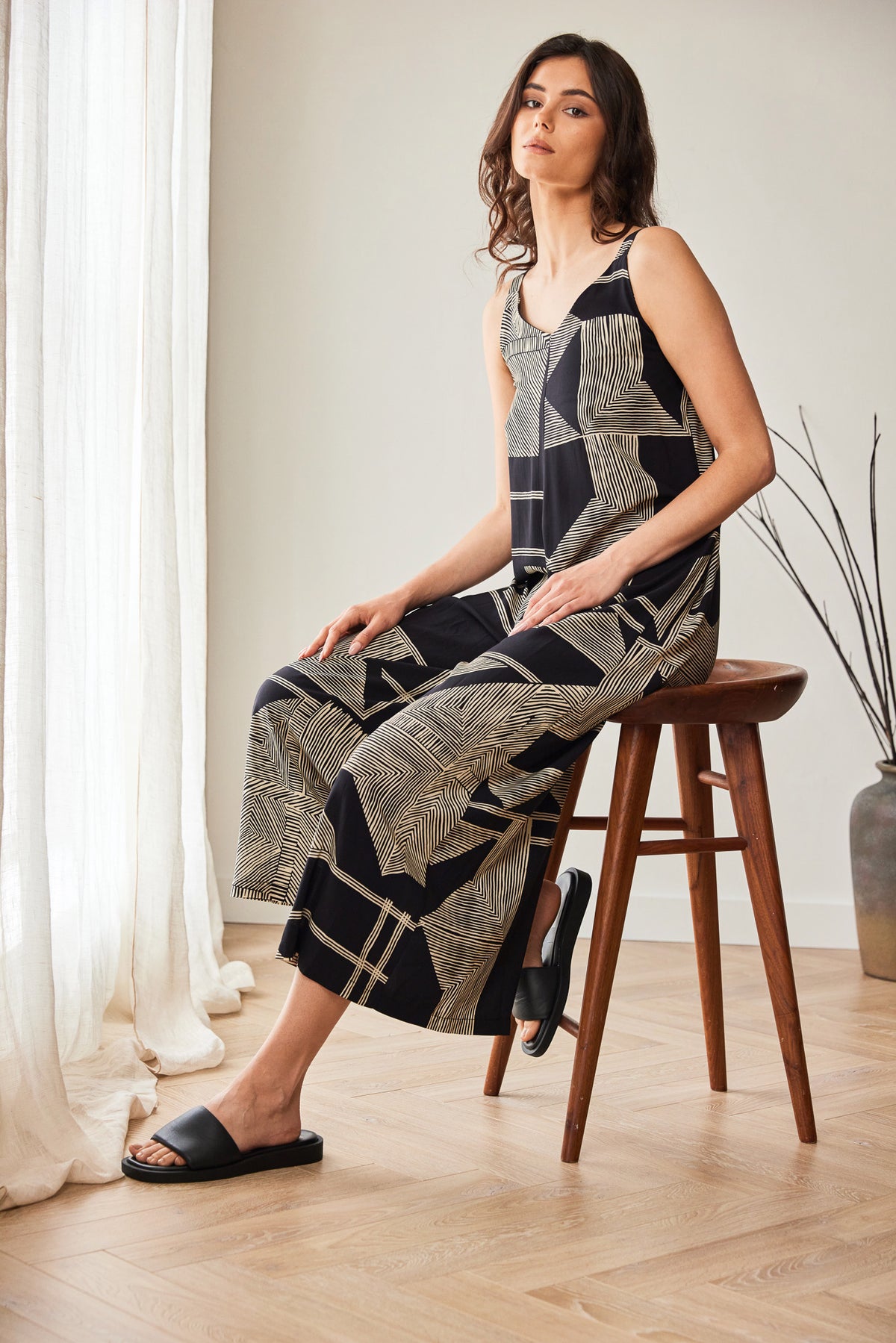 PERUZZI Geo Print Jumpsuit