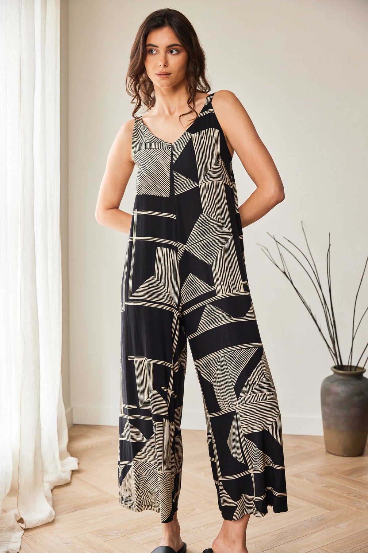 PERUZZI Geo Print Jumpsuit