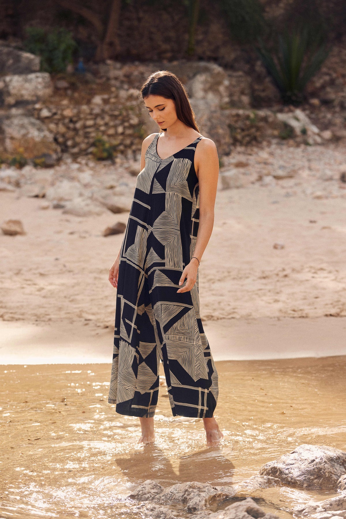 PERUZZI Geo Print Jumpsuit