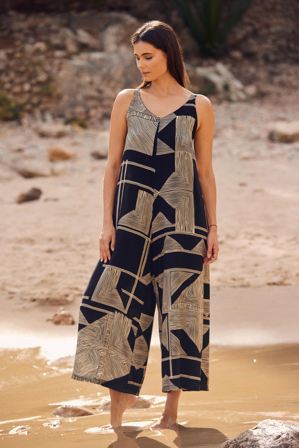 PERUZZI Geo Print Jumpsuit