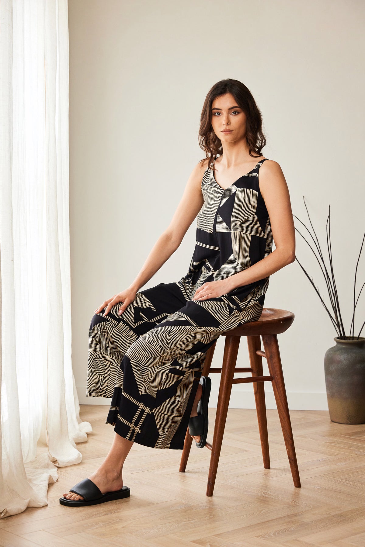 PERUZZI Geo Print Jumpsuit
