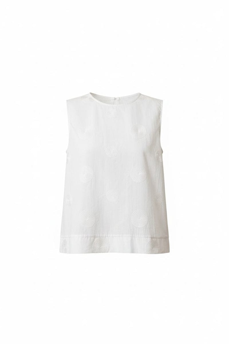 PERUZZI Circle Stitch Top