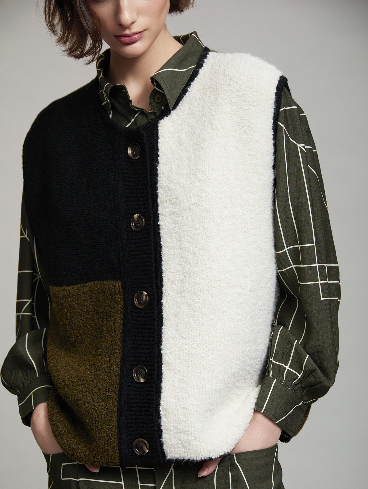 Skatie Boucle Waistcoat