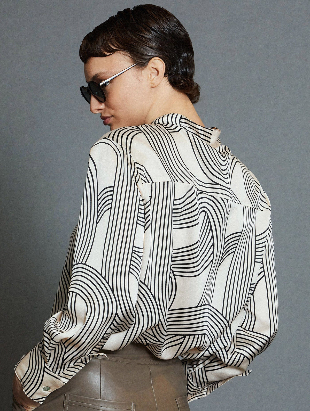 Skatïe Swirl Print Blouse