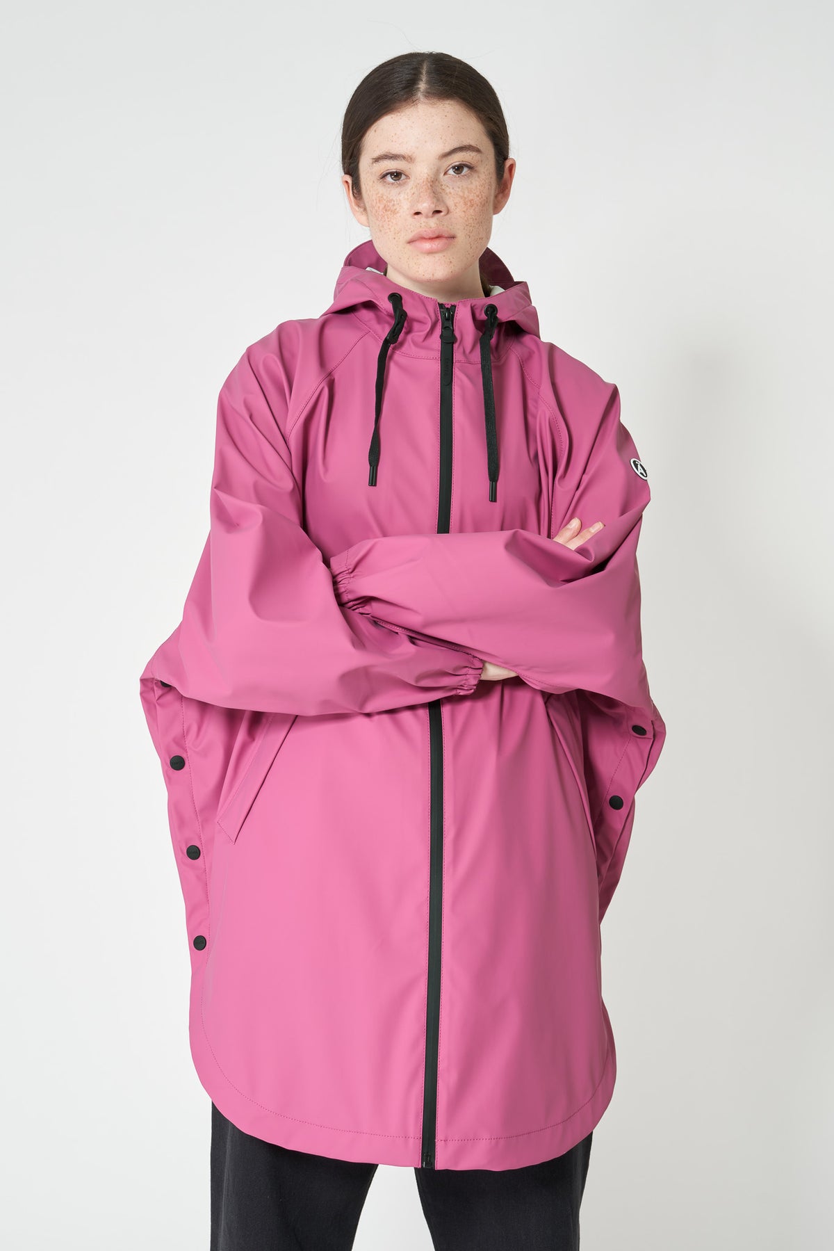 TANTÄ Cape Button Raincoat