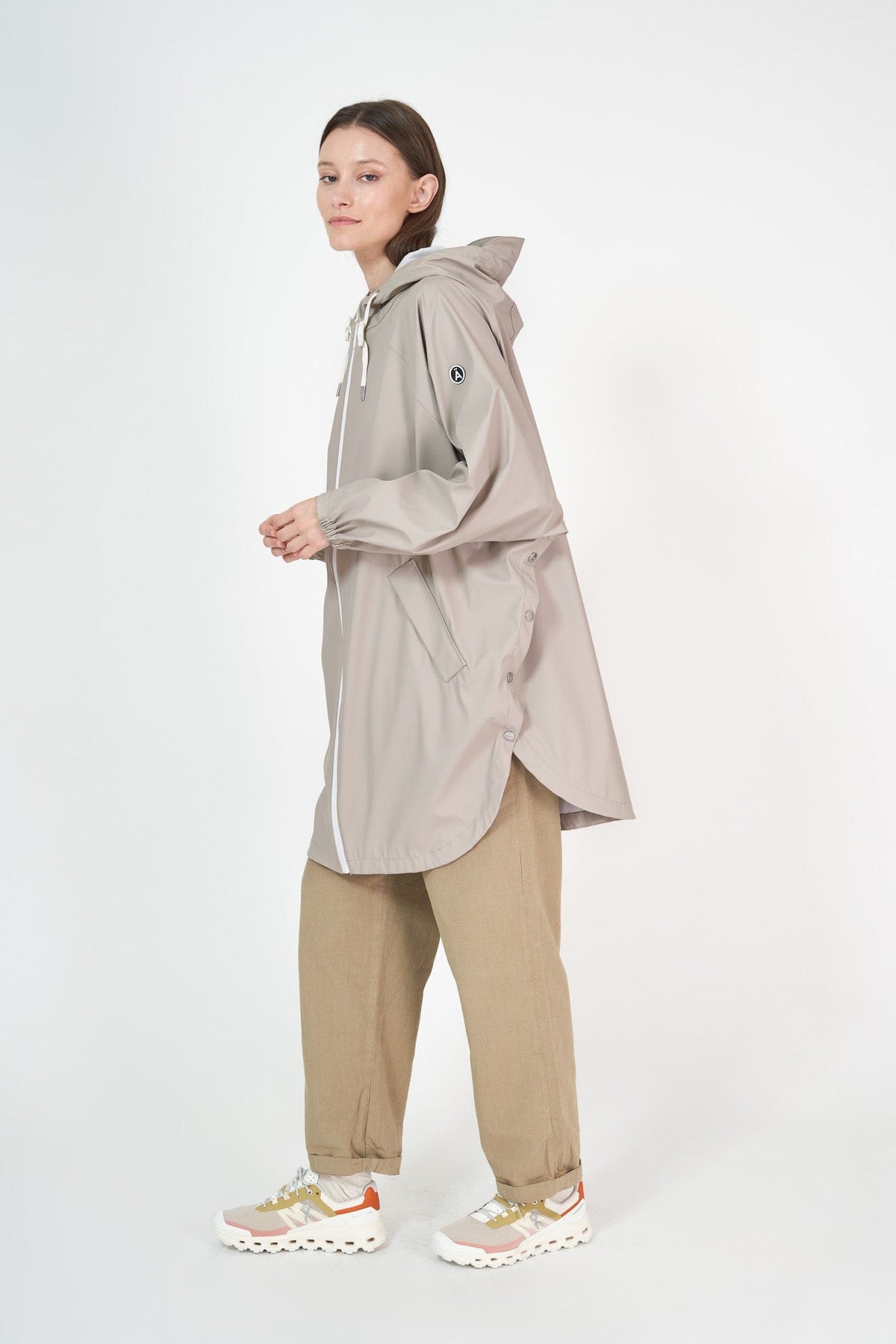 TANTÄ Cape Button Waterproof Raincoat