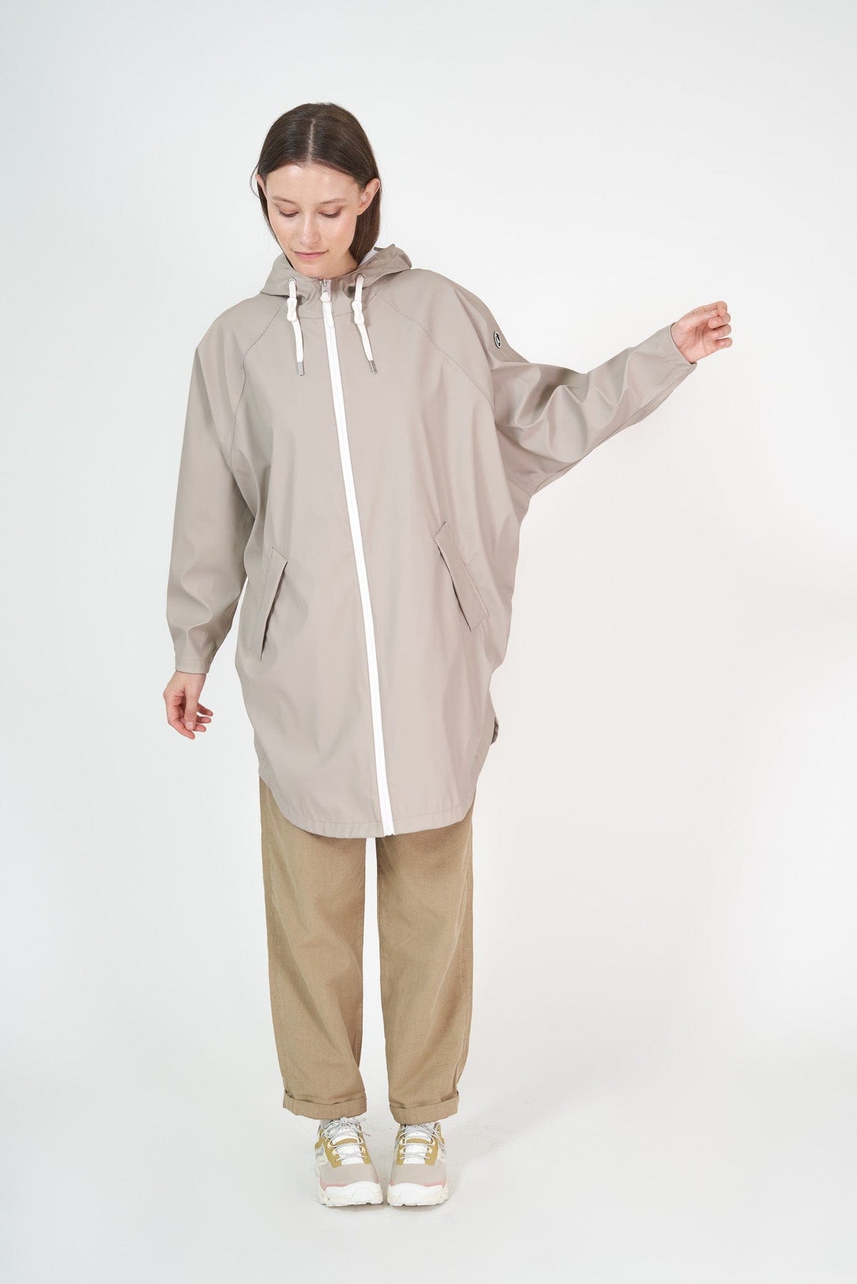 TANTÄ Cape Button Waterproof Raincoat