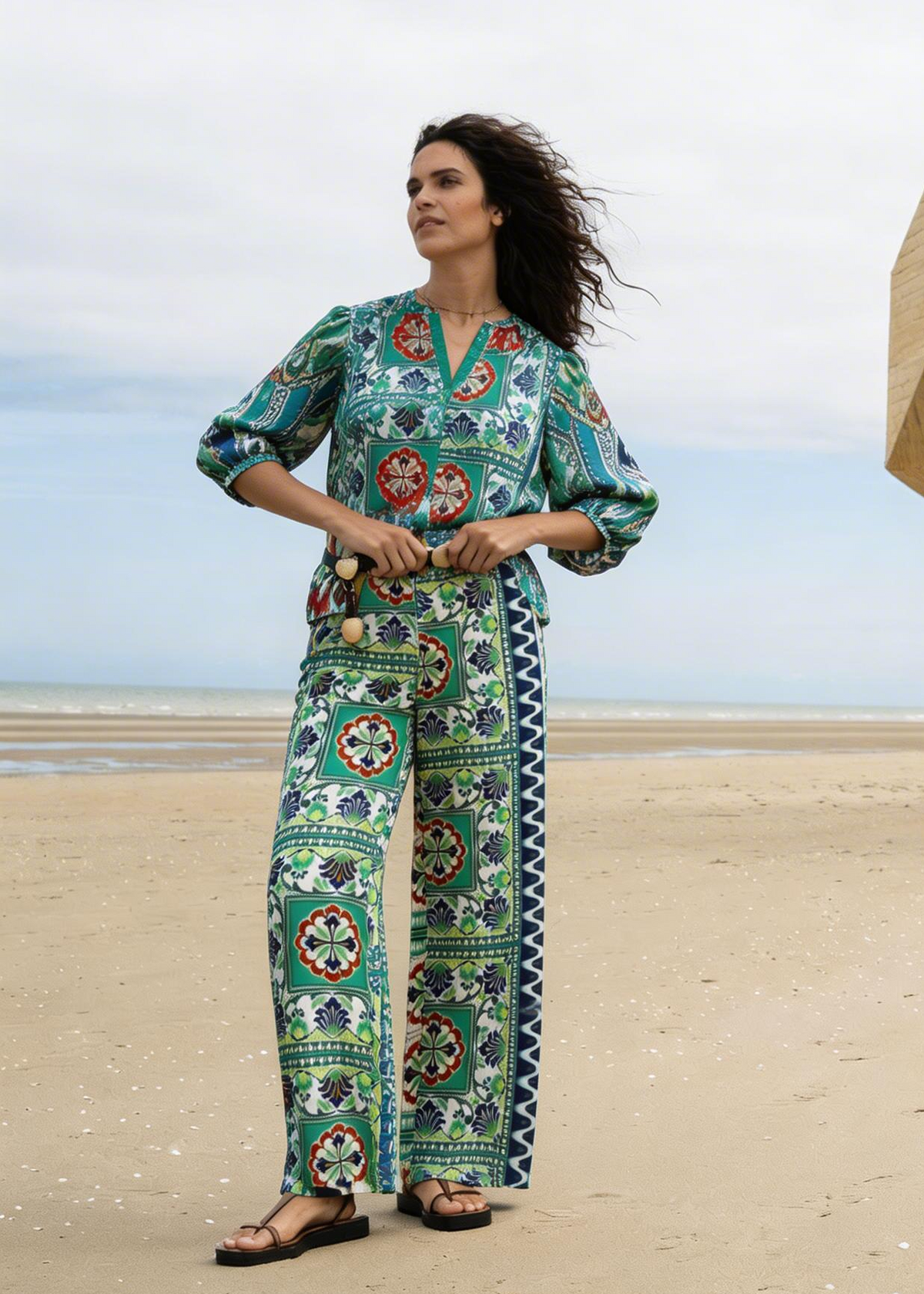 Julie Guerlande Print Trouser