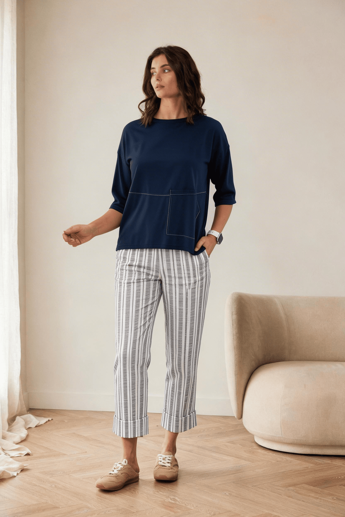 PERUZZI Stripe Trouser