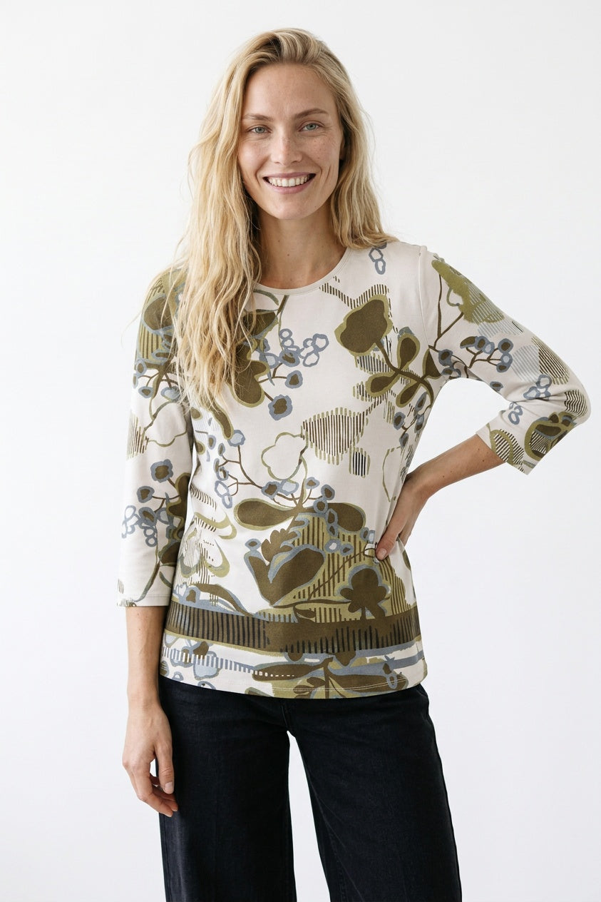 Barbara Lebek Print Jersey Top