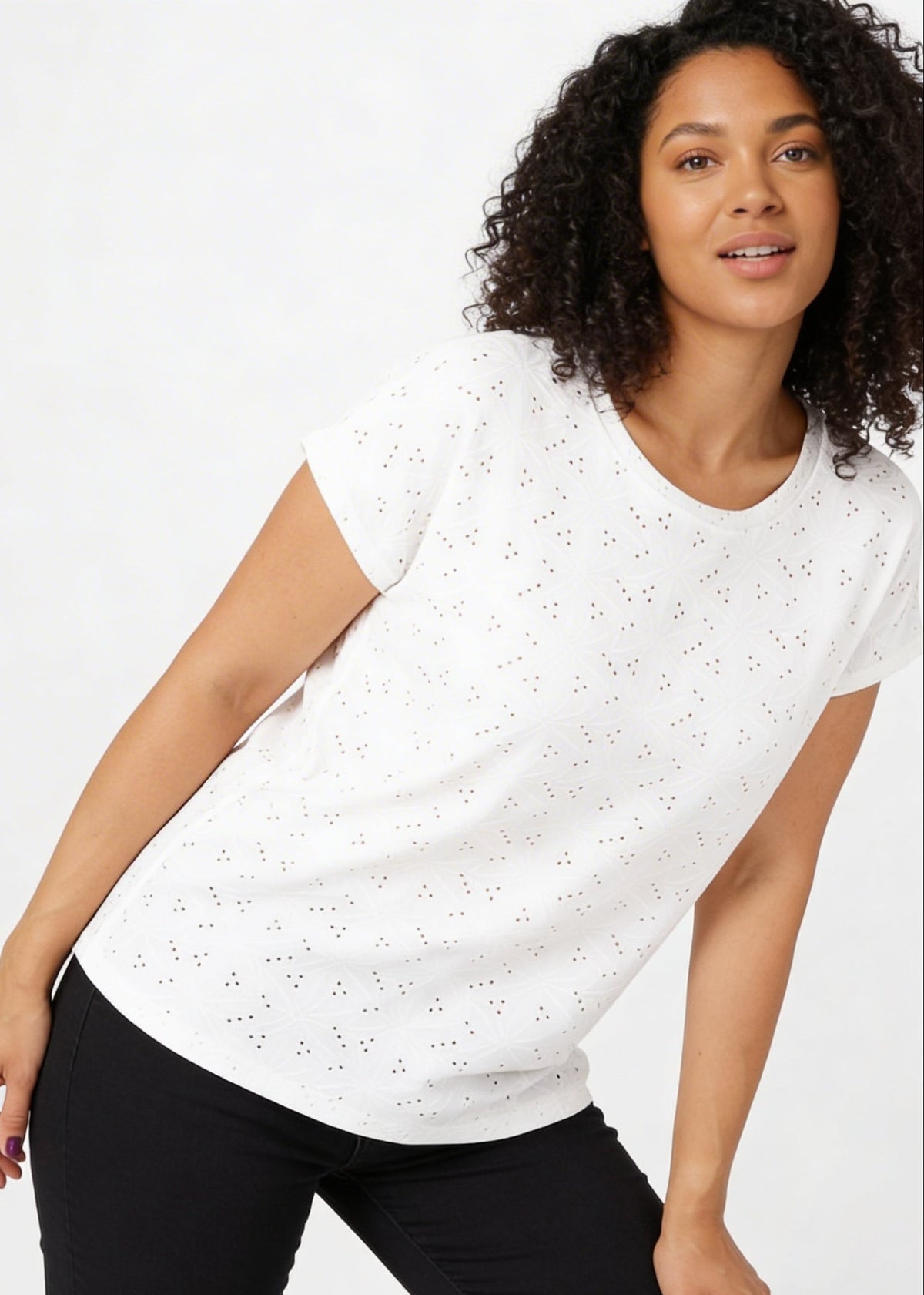 Kartner Floral Stitch Blouse