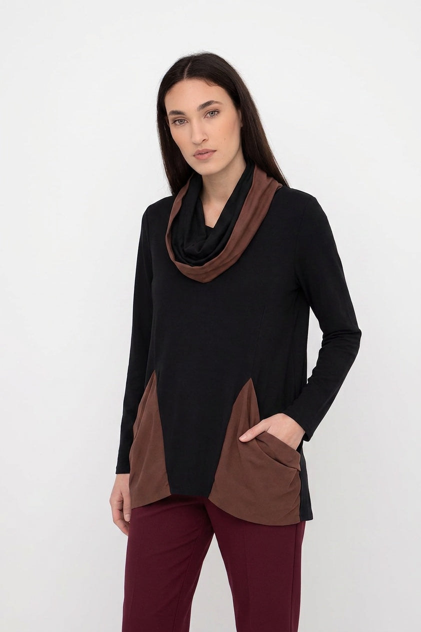 OZAI N KU Scarf Top
